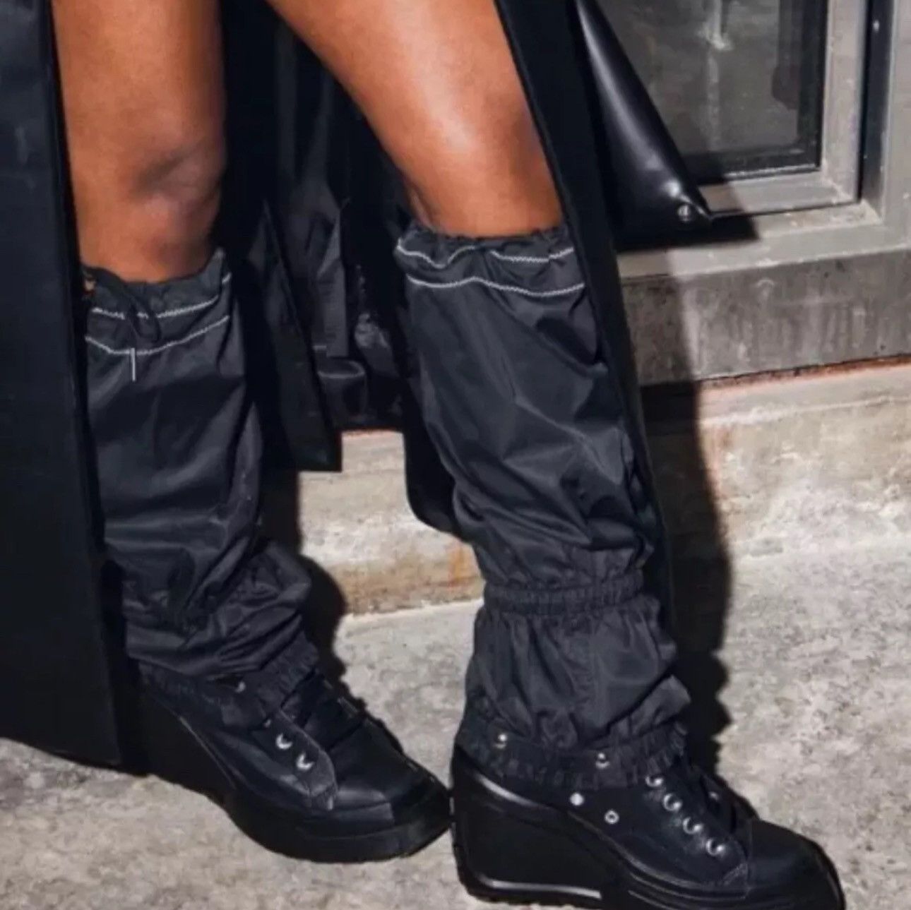 Converse × Martine Ali Converse x Martine Ali Chuck 70 De Luxe Chuck Black Wedge Size US 7.5 / IT 37.5 - 2 Thumbnail