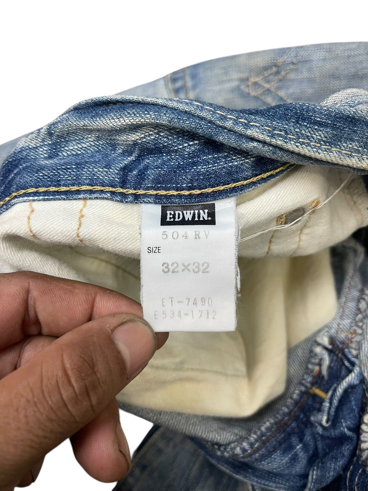 Edwin Vintage Edwin 504 Straight Cut Streetwear Size US 32 / EU 48 - 14 Thumbnail