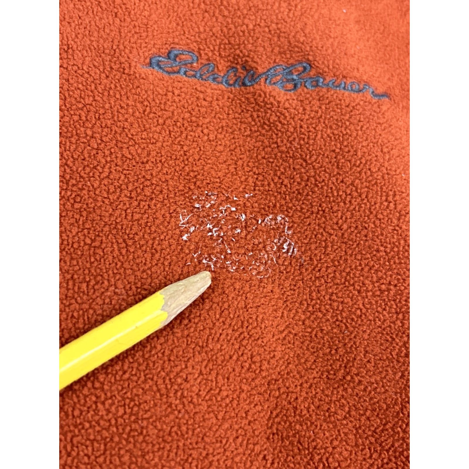 Eddie Bauer Eddie Bauer Mens XL Burnt Orange Fleece 1/4 Zip Up Jacket Size US XL / EU 56 / 4 - 7 Thumbnail