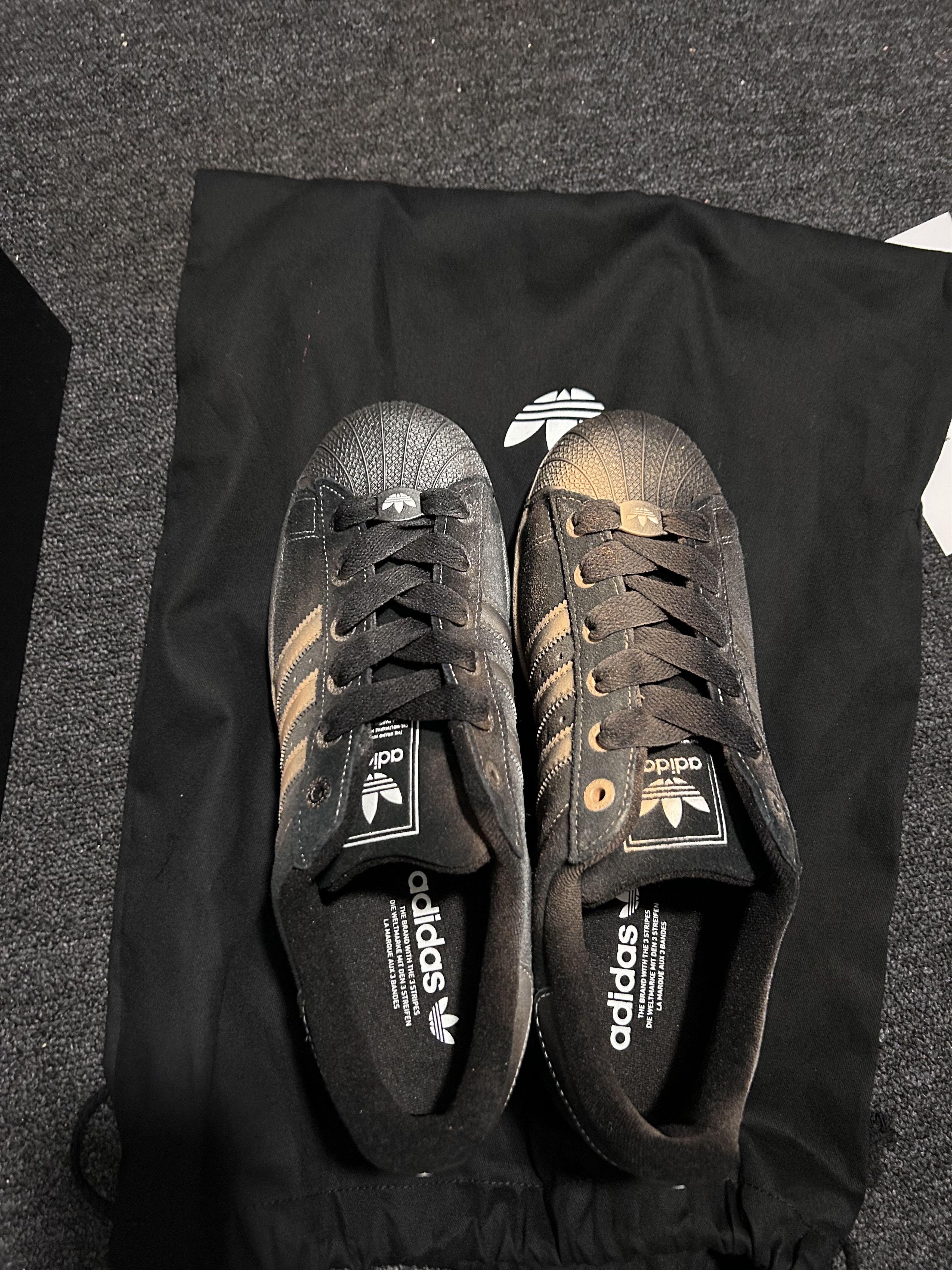 Adidas Superstar Made by Anthony Edwards (Official Raffle Winner) Size US 9.5 / EU 42-43 - 2 Thumbnail
