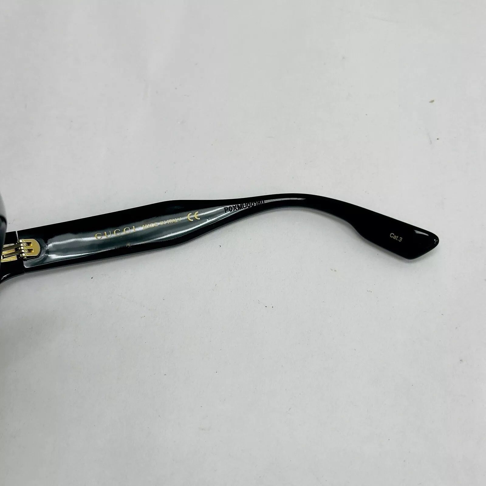 Gucci GUCCI ARIA 1062 Black Gold 003 Narrow Sunglasses GG1062S Size ONE SIZE - 8 Thumbnail