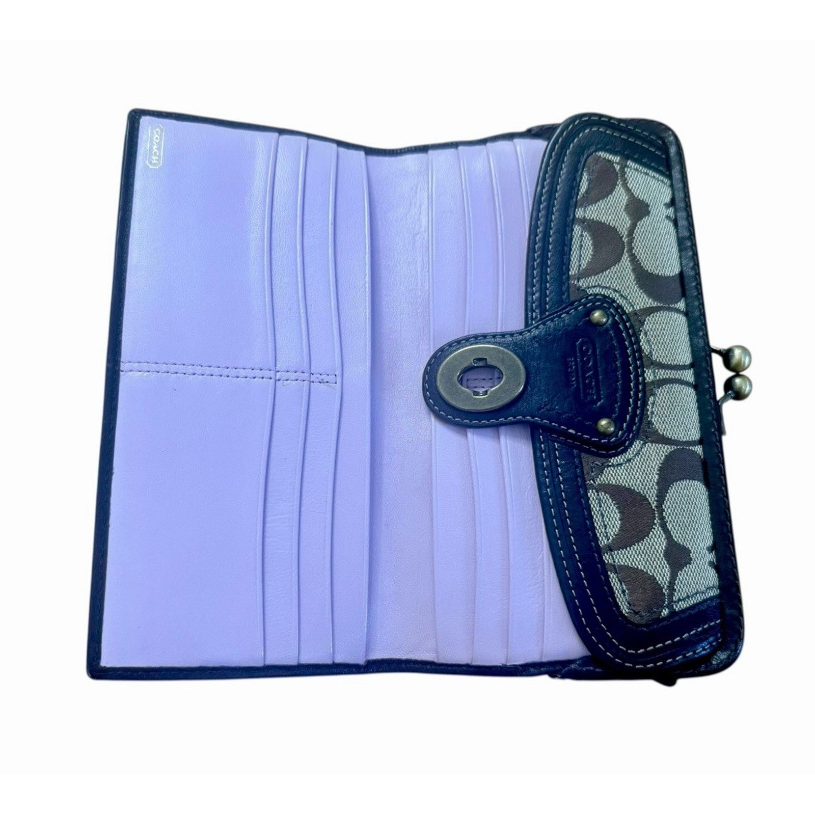 Coach Authentic COACH 65th Anniversary Signature Monogram Wallet Size ONE SIZE - 4 Thumbnail