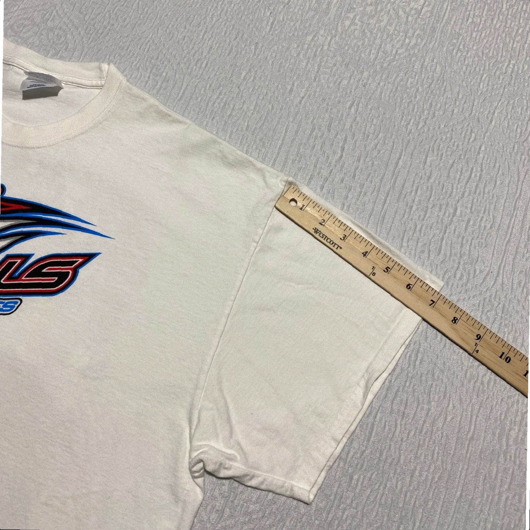 Port & Company Eric Wells Motorsports T-Shirt Hazard Kentucky Short Sleeve 2XL White Cotton Men Size US XXL / EU 58 / 5 - 8 Thumbnail
