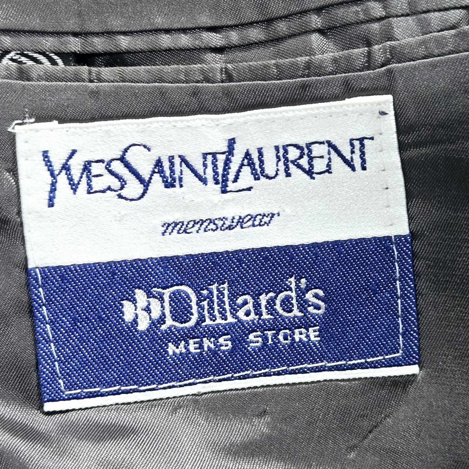 Yves Saint Laurent Yves Saint Laurent Suit Wool Vintage Mens YSL 2Piece 40R Size 40R - 6 Thumbnail