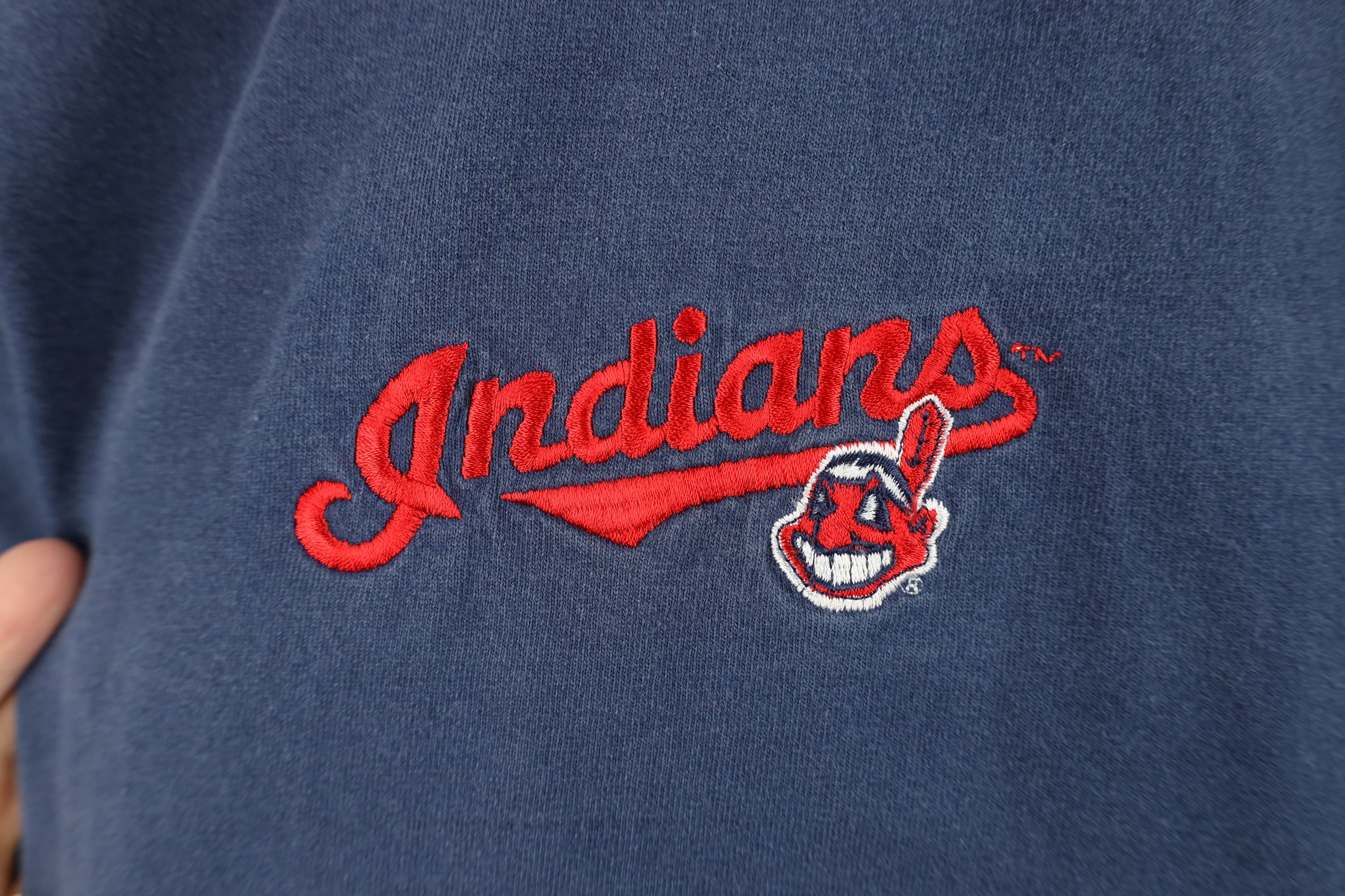 Majestic Vintage 90s Majestic Chief Wahoo Cleveland Indians T-Shirt Size M / US 6-8 / IT 42-44 - 4 Thumbnail