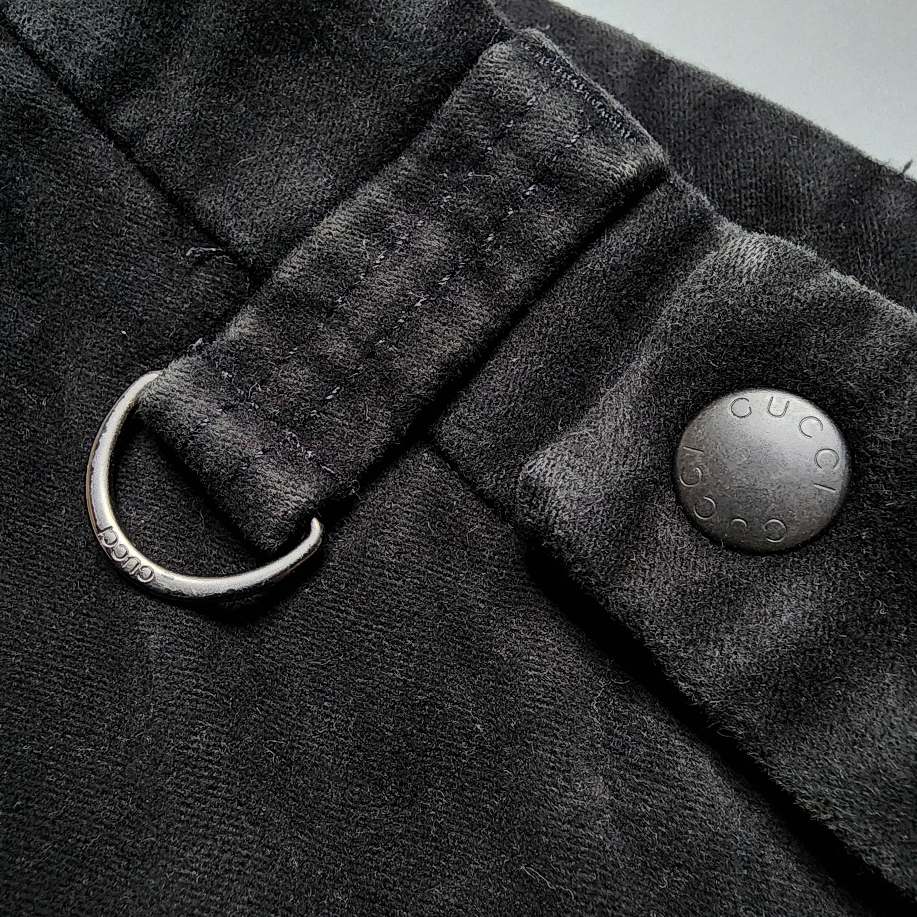 Gucci × Tom Ford Gucci x Tom Ford - Black Moleskin Pants Size US 28 / EU 44 - 7 Thumbnail