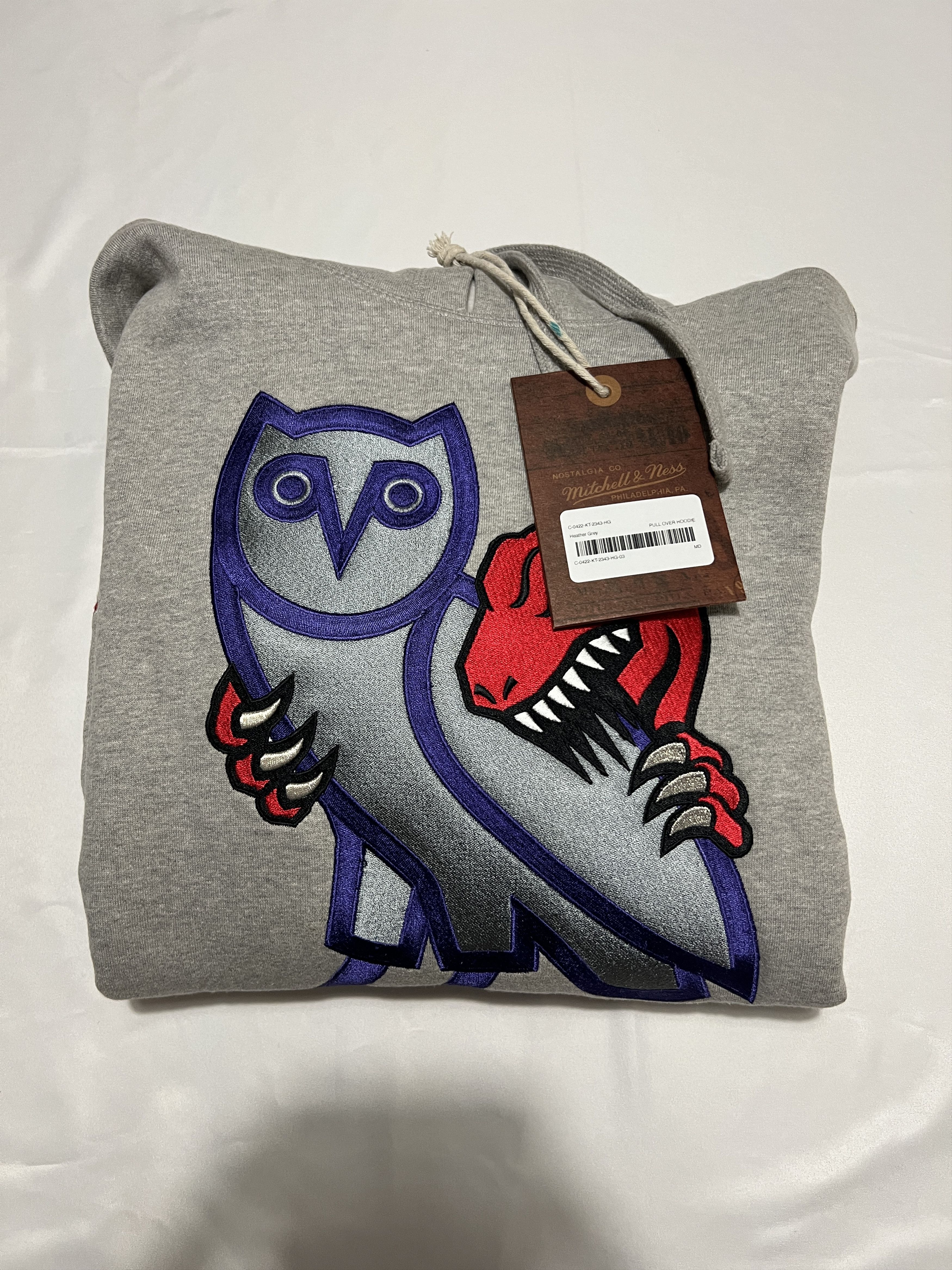 Mitchell & Ness OVO x Mitchell & Ness x NBA x RAPTORS OG OWL HOODIE XL Size US M / EU 48-50 / 2 - 7 Thumbnail