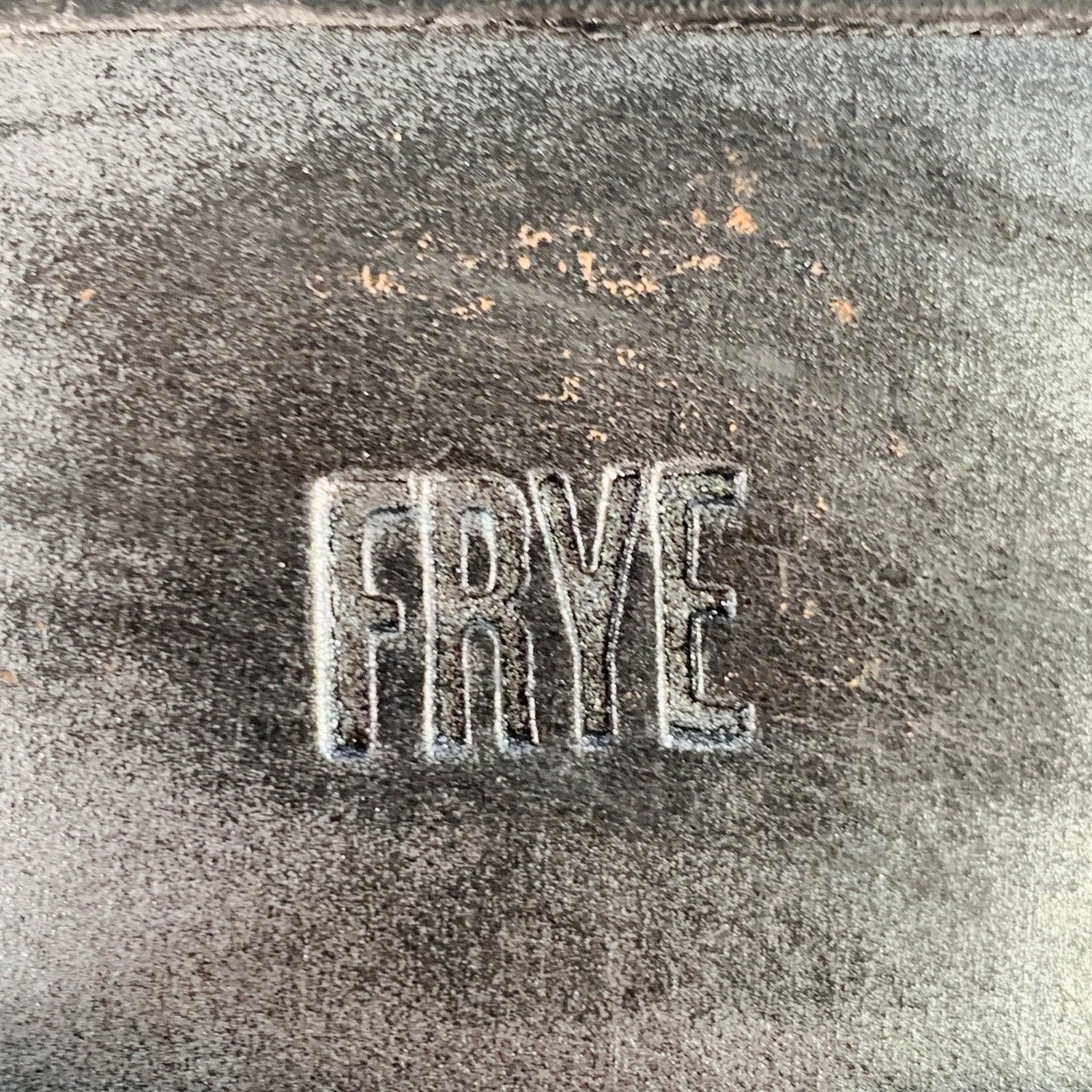 Frye FRYE Size 7 Black Silver Leather Metallic Lace-Up Boots Size US 7 / IT 37 - 8 Thumbnail