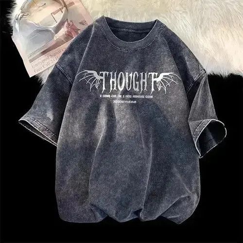 Japanese Brand Y2K Men Streetwear T-shirt Thought Size US L / EU 52-54 / 3 - 2 Thumbnail