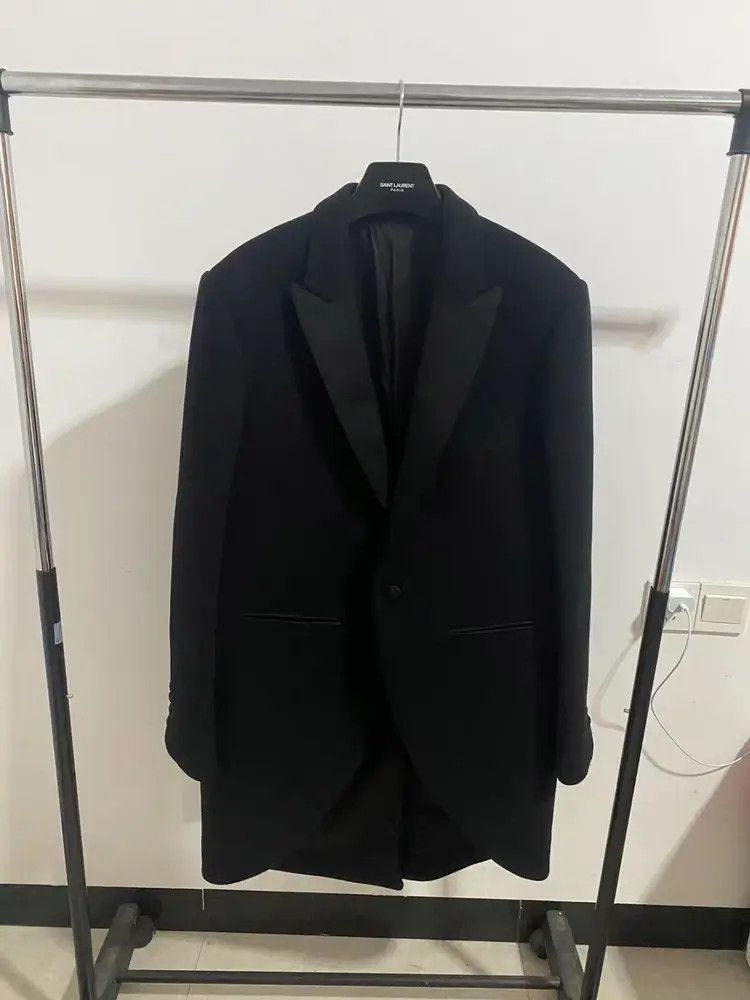 Sz 50 Celine 19AW Runway Cashmere Trench Coat