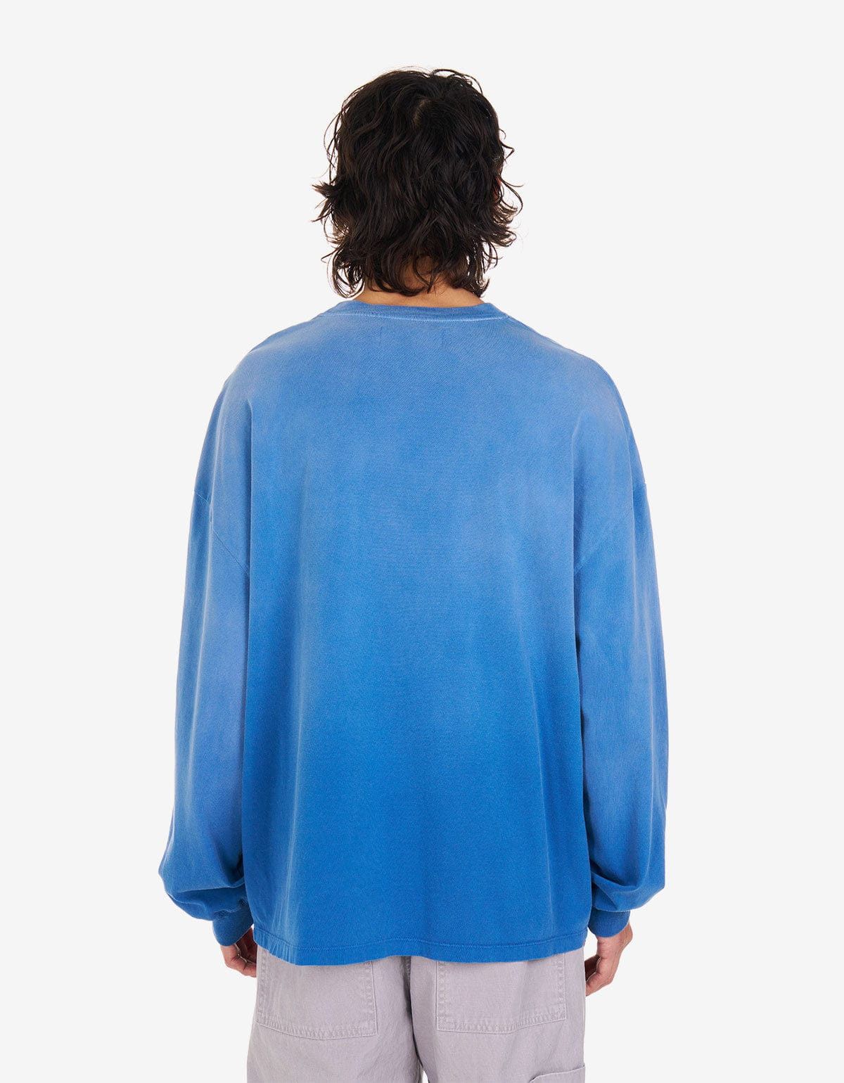 Nahmias Nahmias Blue Postal L/S Pocket T-Shirt Size US M / EU 48-50 / 2 - 3 Thumbnail
