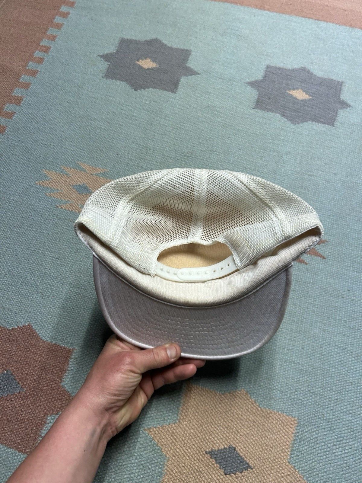 Vintage Vtg trucker hat mesh Barrington chemicals company BCC snap Size ONE SIZE - 6 Thumbnail