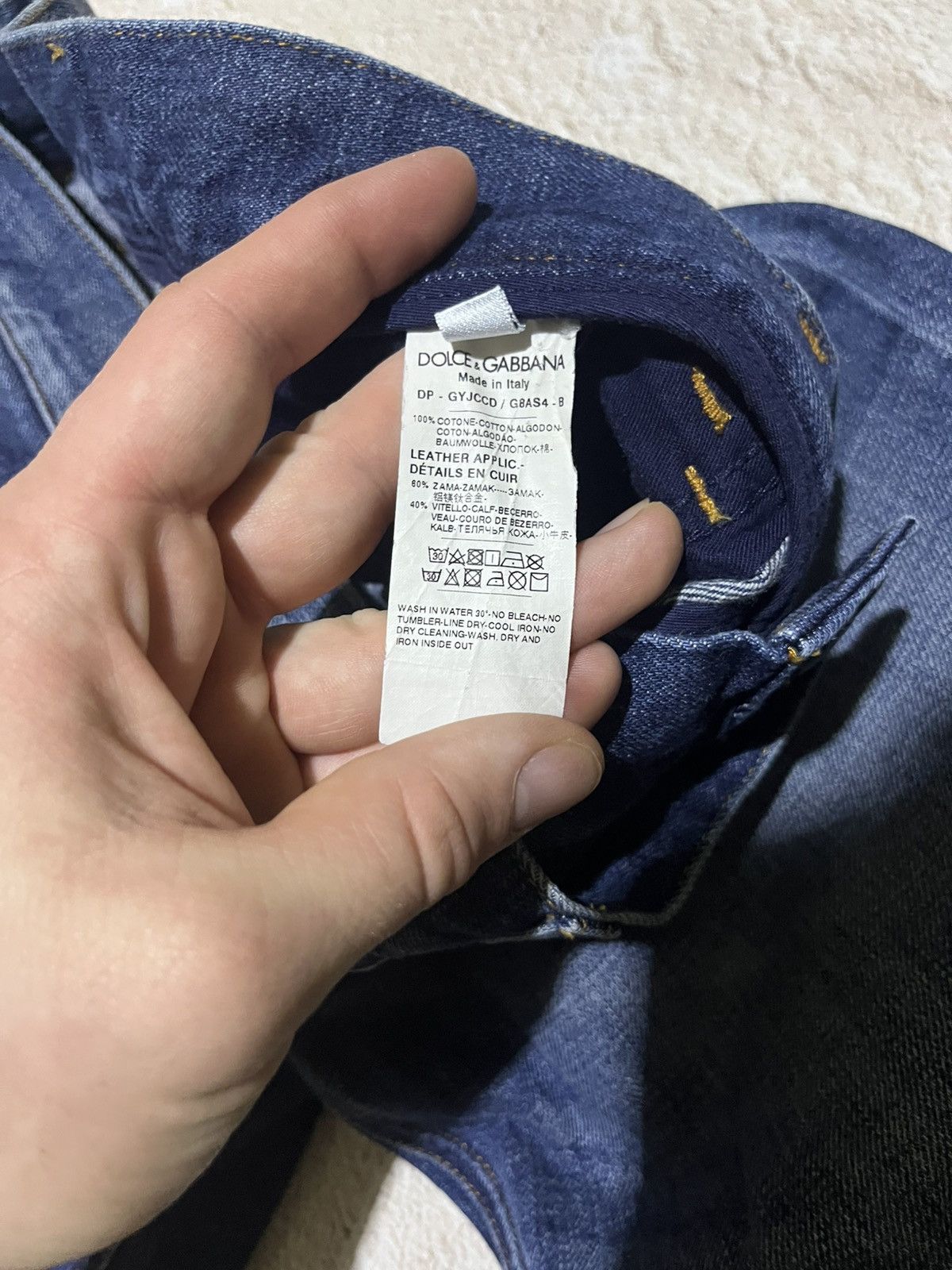 Dolce & Gabbana Dolce & Gabbana Classic Blue Denim Jeans Y2K Size US 32 / EU 48 - 9 Thumbnail