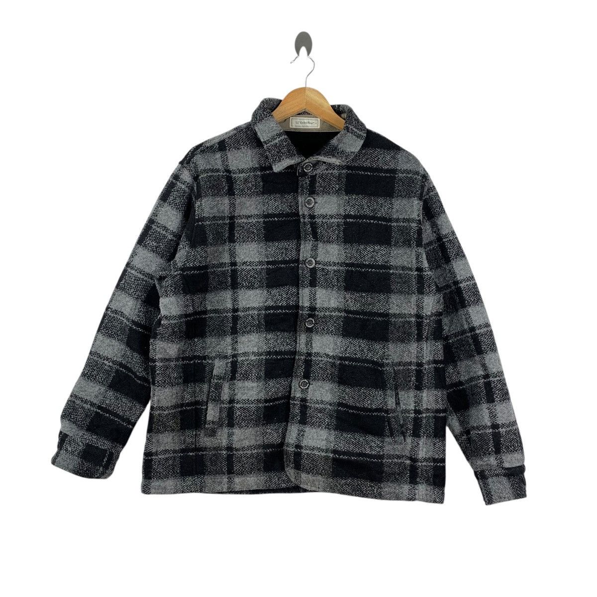 Golden Bear GOLDEN BEAR USA Tartan Plaids Checks Button Jacket Cardigan Size US L / EU 52-54 / 3 - 1 Thumbnail