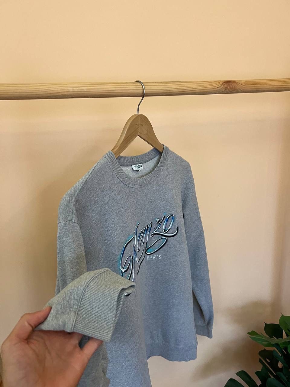 Kenzo KENZO Paris Sweatshirt Big Logo Embroidered Crewneck Y2K Size US M / EU 48-50 / 2 - 6 Thumbnail