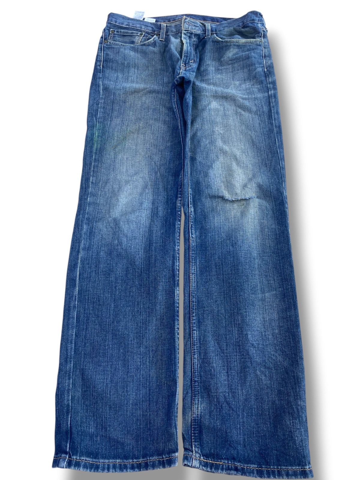 Levi's Vintage Levi’s 514 Faded Wash Style Ripped Jeans Size US 34 / EU 50 - 1 Thumbnail