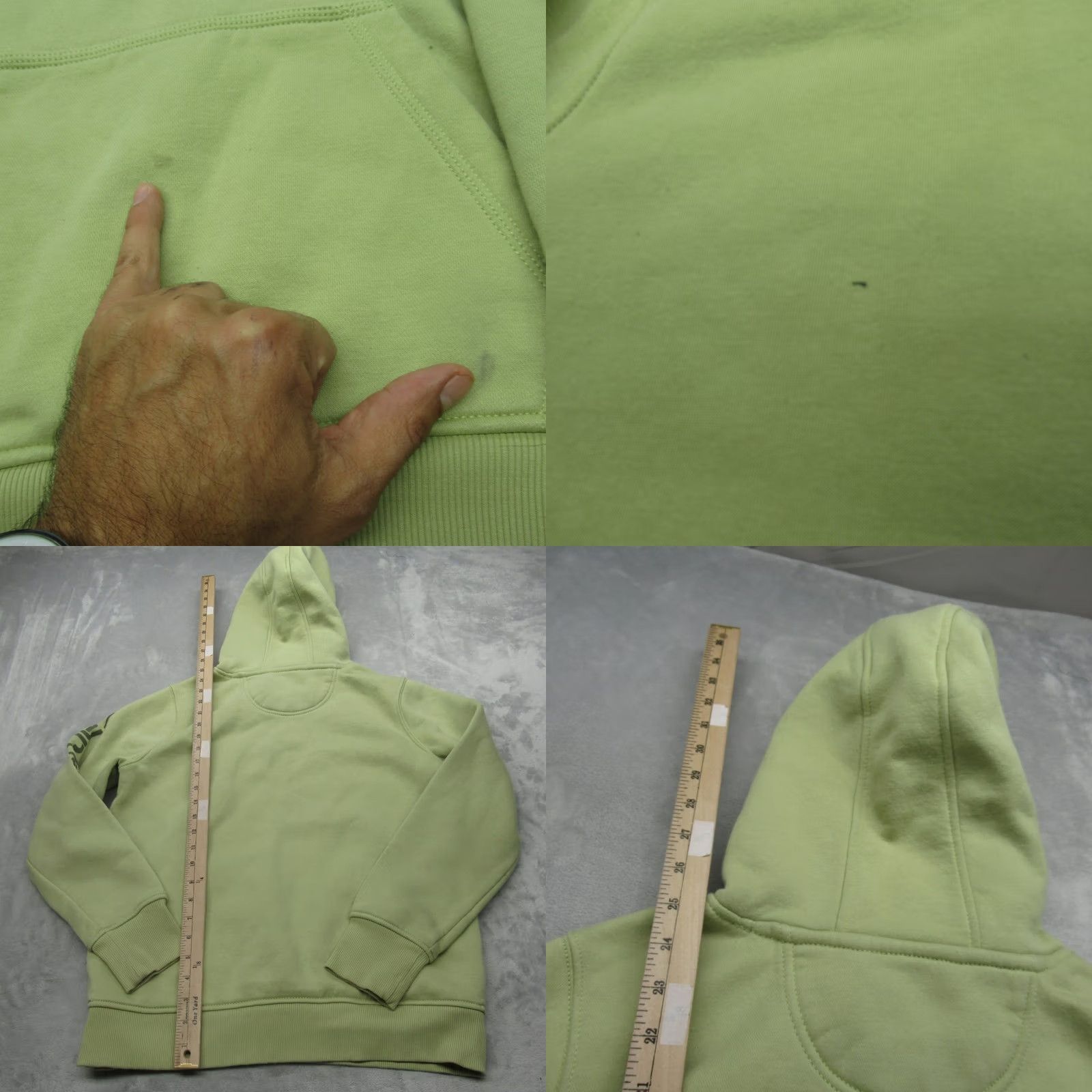 Carhartt Carhartt Hoodie Womens Medium Lime Logo Sleeve Graphic Relaxed Fit Heavyweight Size M / US 6-8 / IT 42-44 - 8 Thumbnail