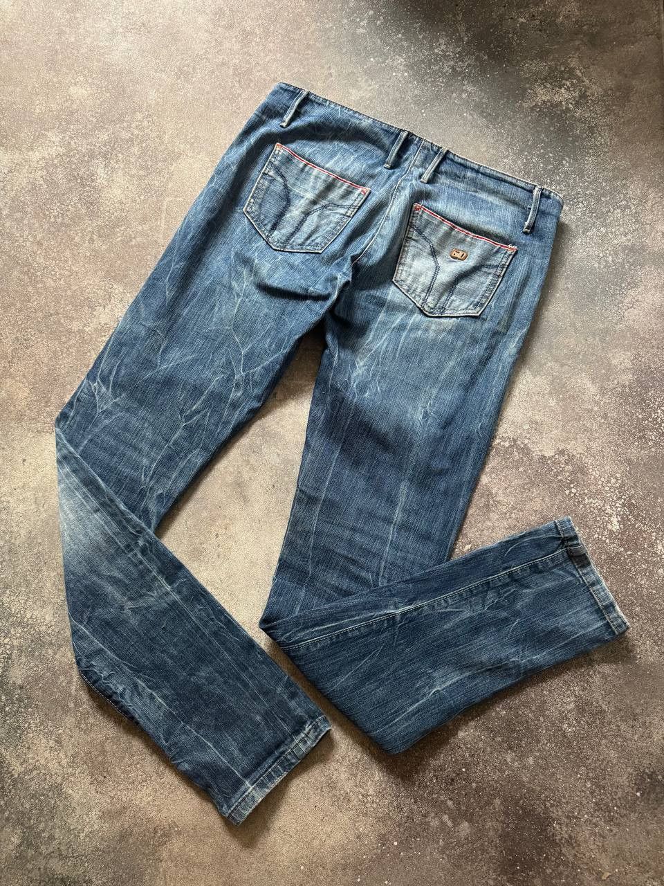 Japanese Brand × Miss Sixty × Vintage Miss Sixty Vintage Amazing Washed Low Rise Y2K Jeans 00’s Size 30" / US 8 / IT 44 - 1 Thumbnail