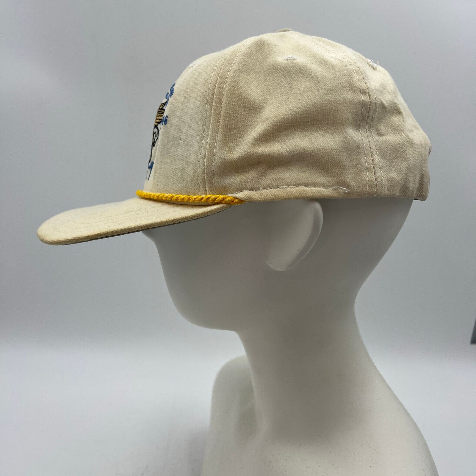 New Era Vintage New Era Baseball Hat Pegasus Cream Size ONE SIZE - 6 Thumbnail