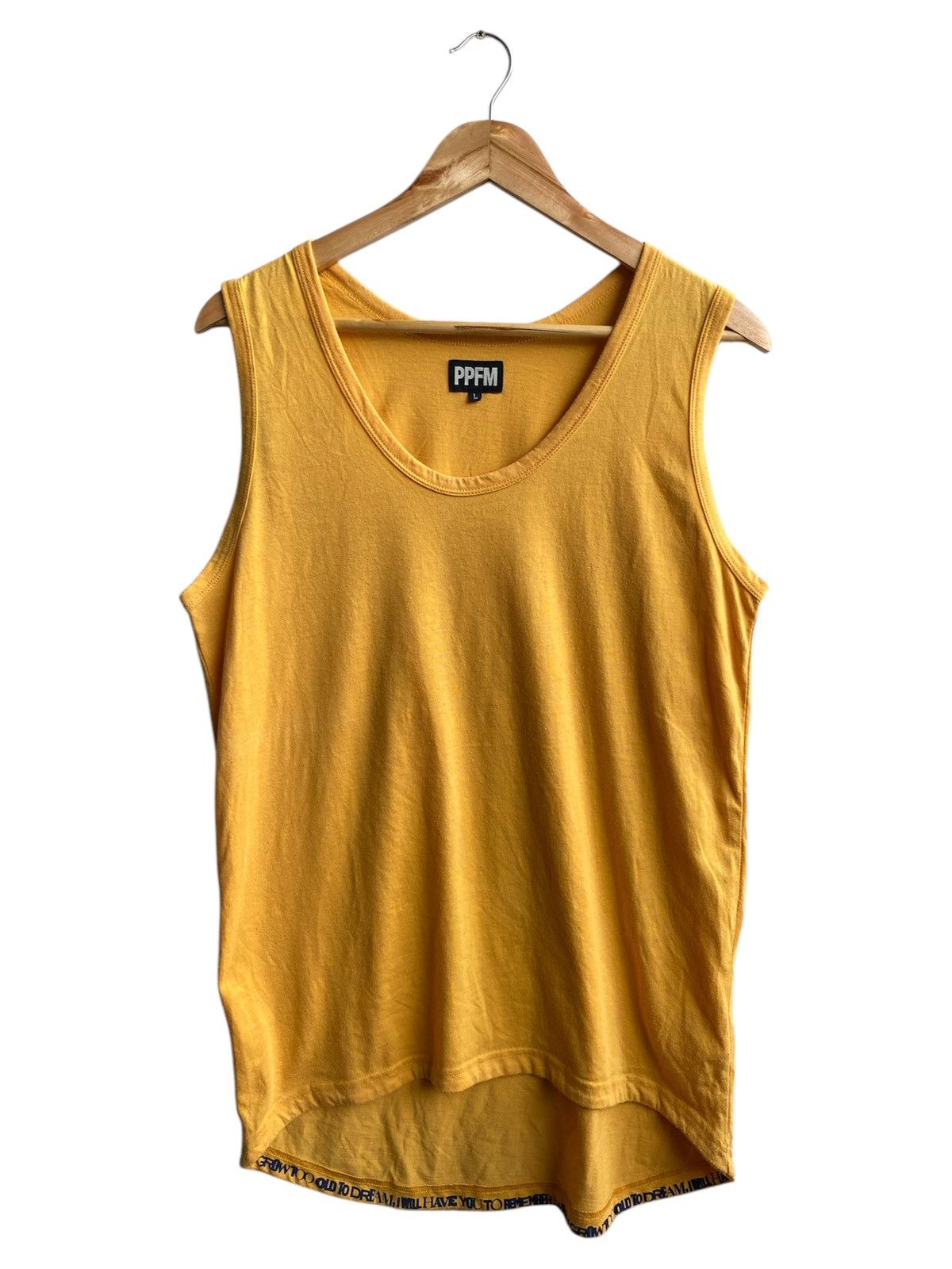 Japanese Brand × PPFM × Vintage PPFM yellow tanktop Size US M / EU 48-50 / 2 - 1 Thumbnail