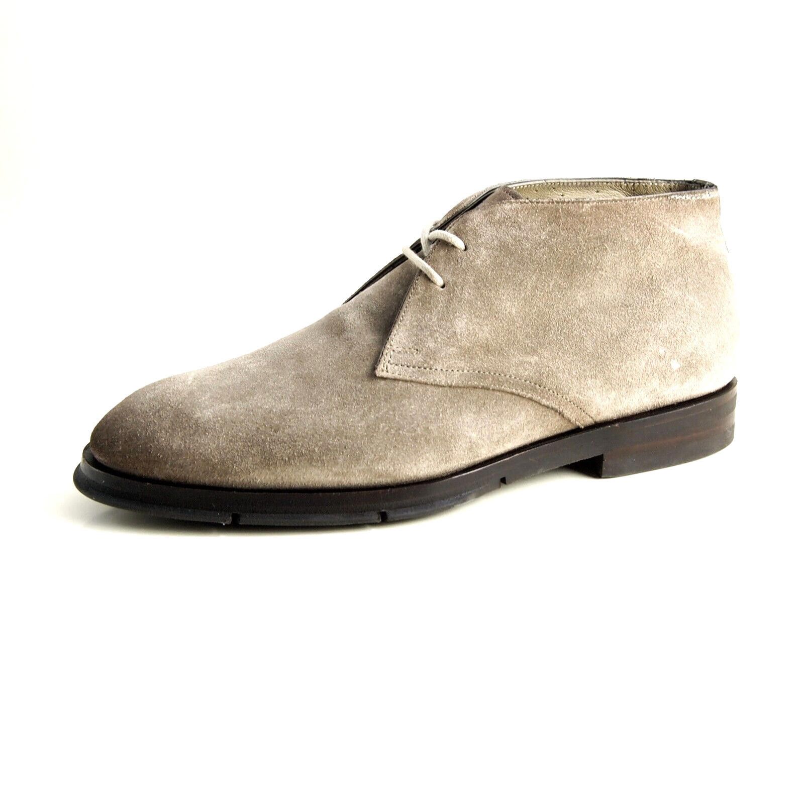 Santoni Santoni Chukka Boots Gray Sandy Suede US 9.5 EU 42.5 Size US 9.5 / EU 42-43 - 2 Thumbnail