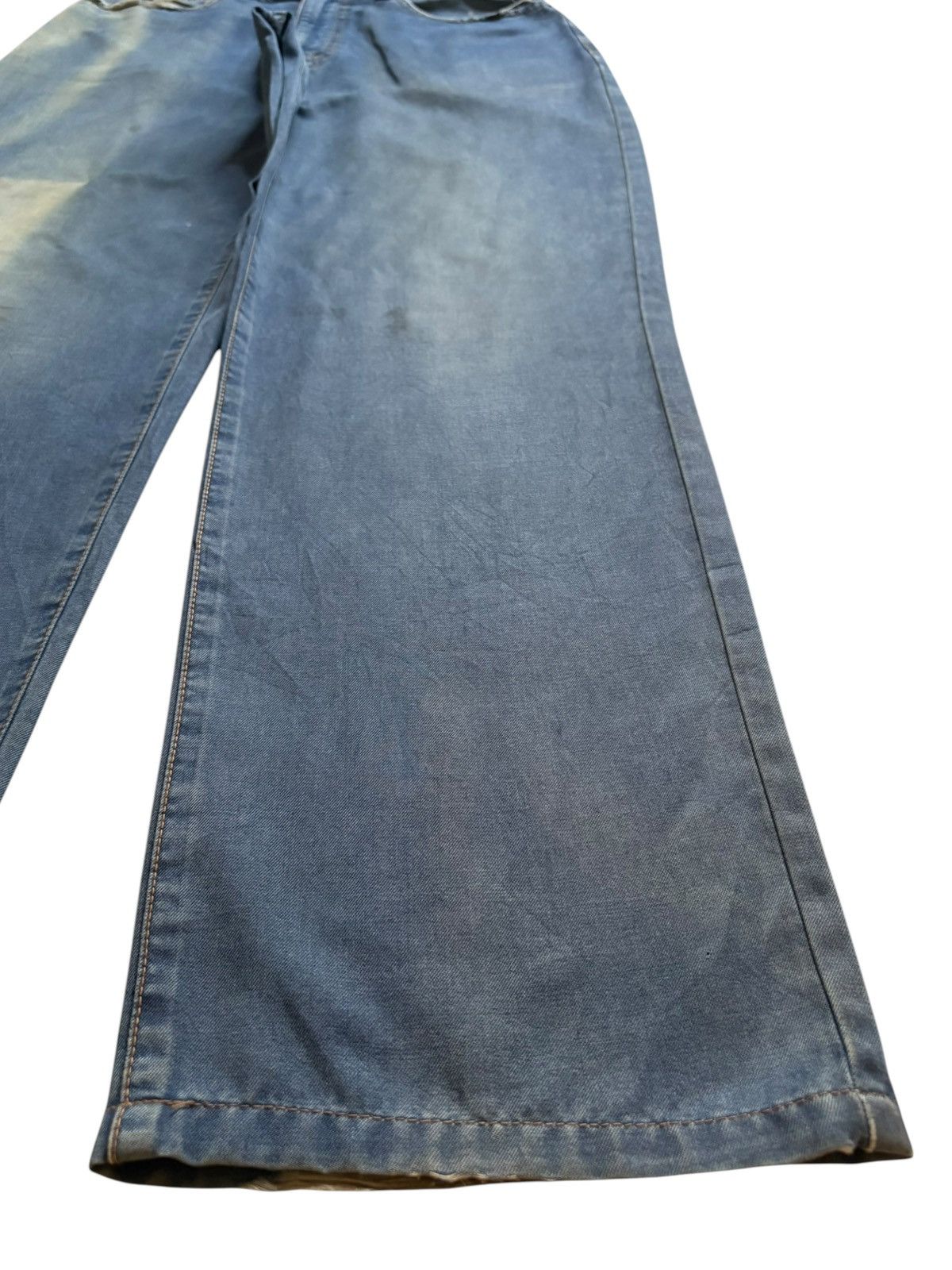 Kenzo Vintage Japanese Kenzo Faded Mud Wash Baggy Denim Pants Size 28" / US 6 / IT 42 - 7 Thumbnail