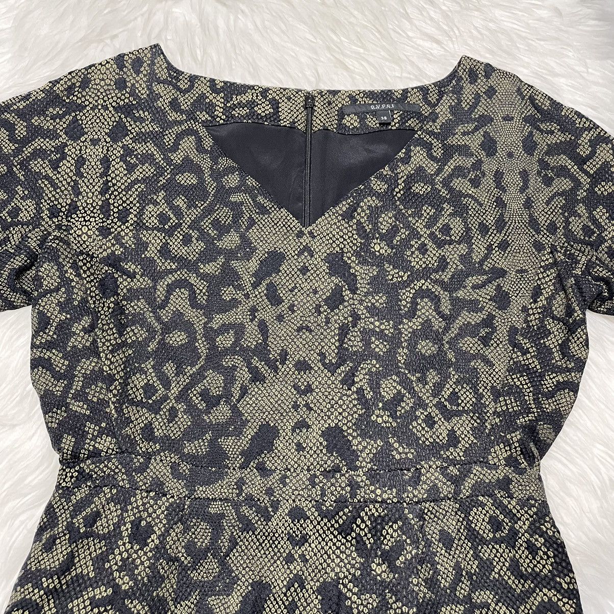 Gucci Gucci python pattern art design 5/8 sleeve dress 38 GUCCI Size XS / US 0-2 / IT 36-38 - 9 Thumbnail