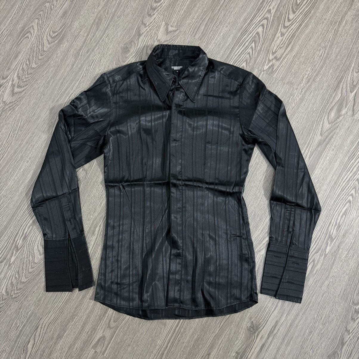 Tornado Mart Tornado Mart Black Stripe Shirt Size US M / EU 48-50 / 2 - 1 Thumbnail