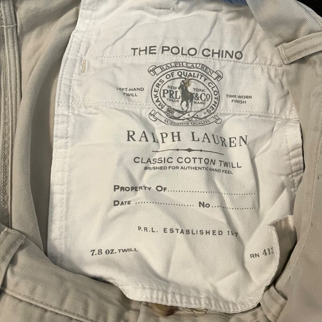 Polo Ralph Lauren Polo Ralph Lauren Chino Classic Fit 100% Cotton Khakis 36x31 Size US 36 / EU 52 - 4 Thumbnail