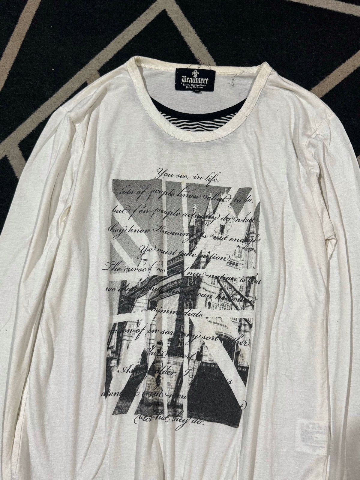 If Six Was Nine Beaumere england Poem long sleeve Ifsixwasnine lgb style Size US L / EU 52-54 / 3 - 2 Thumbnail