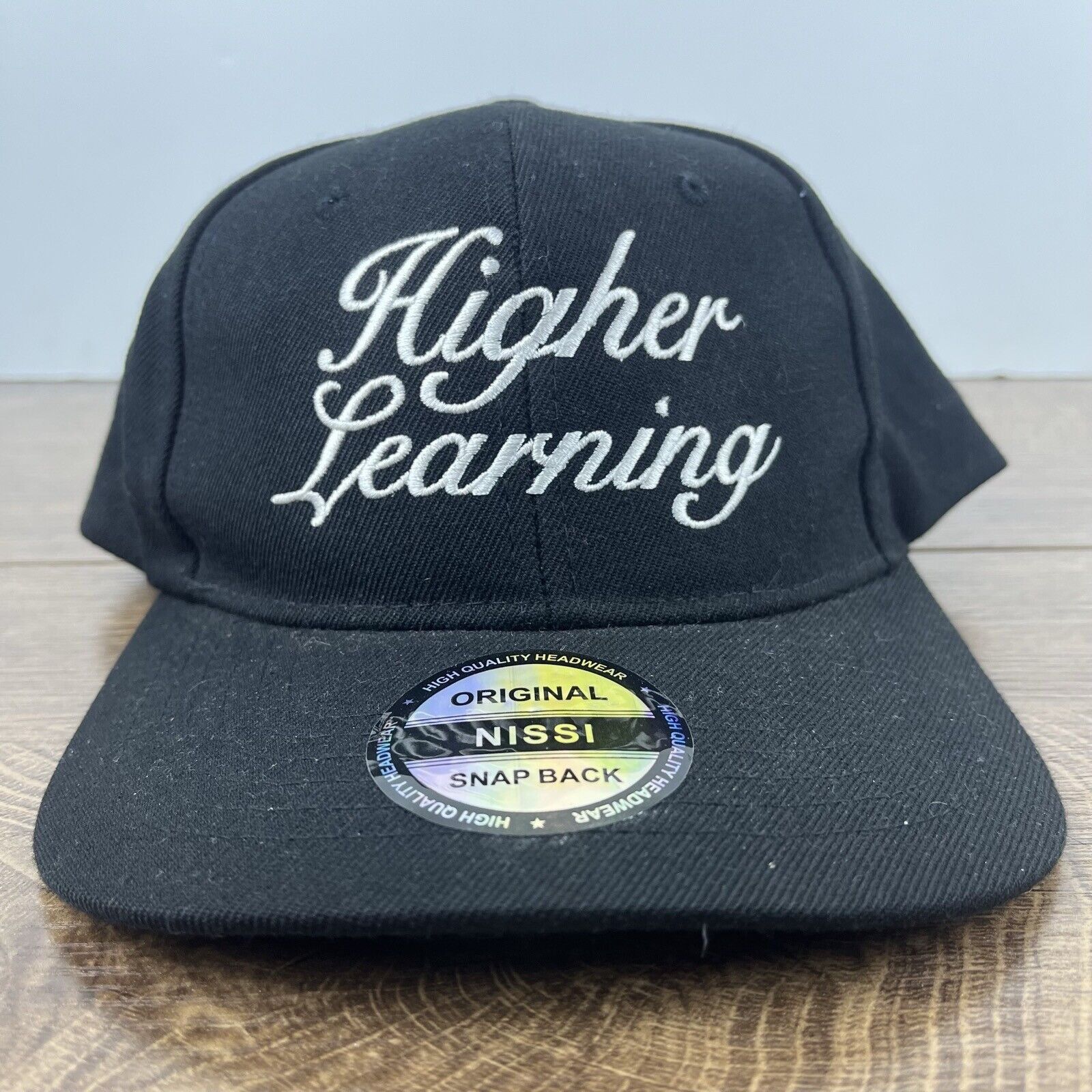 Other Higher Learning Hat Snapback Hat Black Hat Adjustable Black Size ONE SIZE - 2 Thumbnail