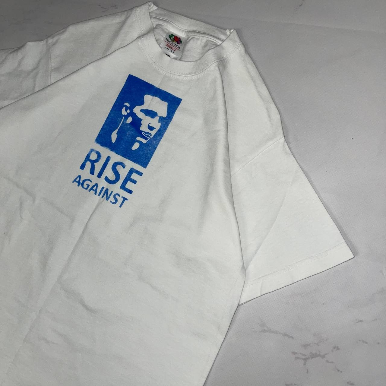 Vintage Vintage X Band Tees Rise Against White t-shirts size M Size US M / EU 48-50 / 2 - 3 Thumbnail