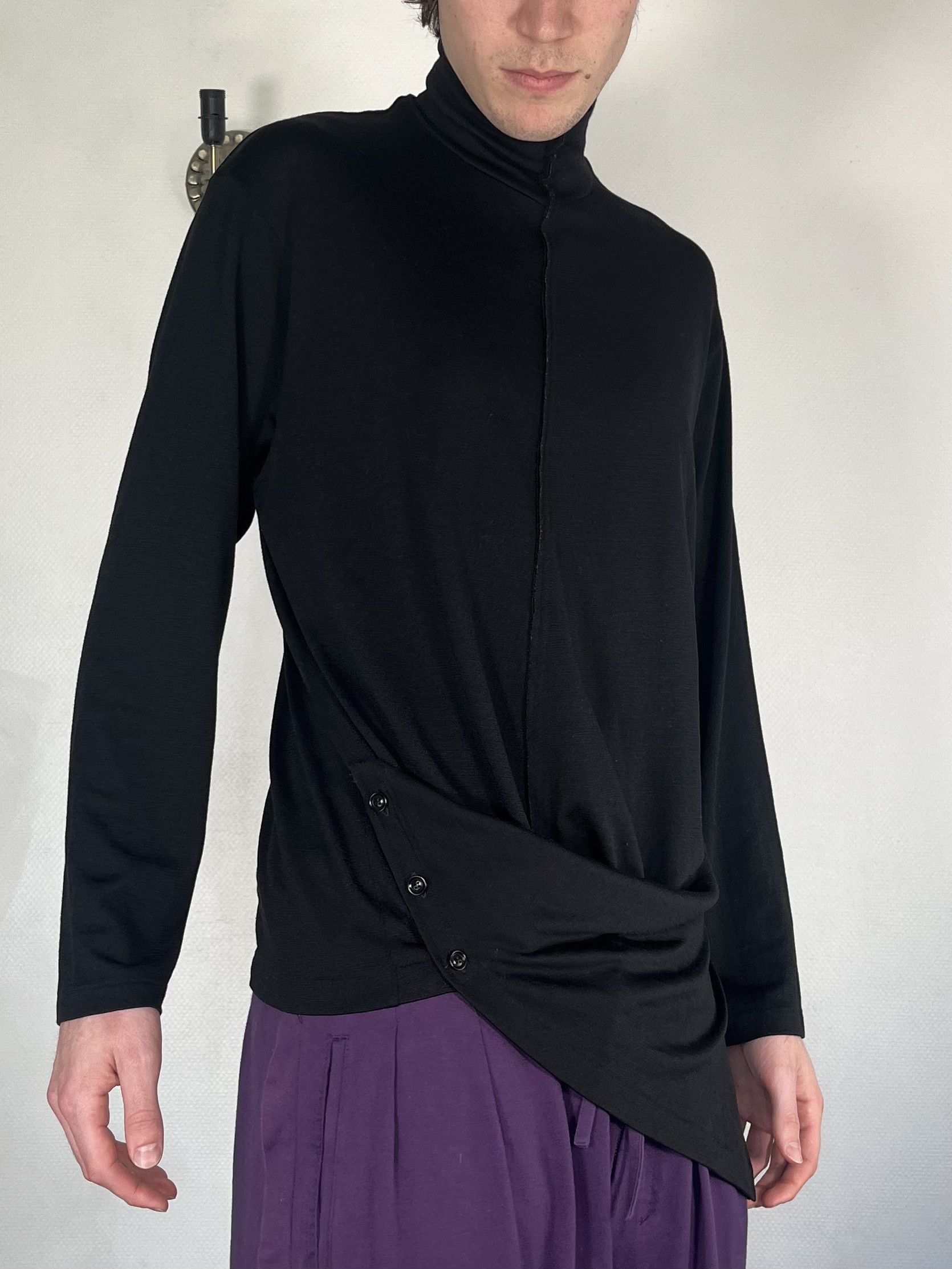 Yohji Yamamoto Yohji yamamoto turtle neck Size US L / EU 52-54 / 3 - 6 Thumbnail