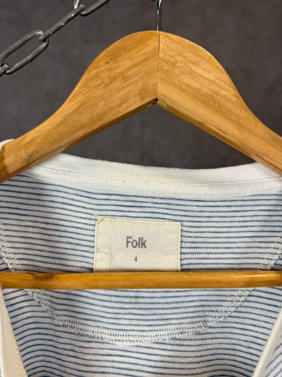 Folk Folk designer pocket striped tee Size US L / EU 52-54 / 3 - 3 Thumbnail