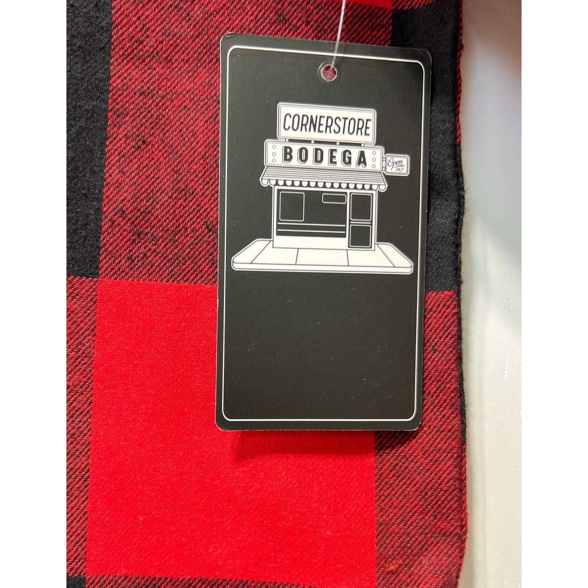 Other Cornerstore Bodega - Men's Long Sleeve Plaid Shirt - Black/R Size US M / EU 48-50 / 2 - 10 Thumbnail