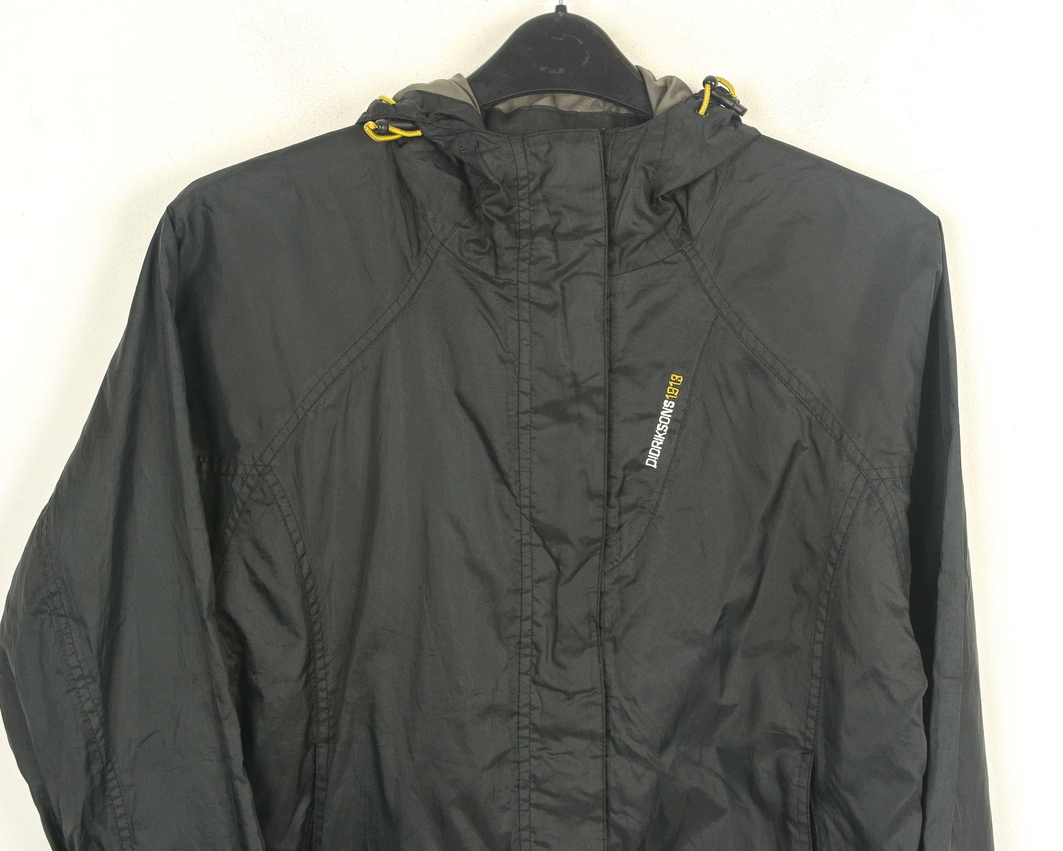 Designer Didriksons Street M Jacket Rain Hooded Coat Run Windbreaker Size M / US 6-8 / IT 42-44 - 2 Thumbnail