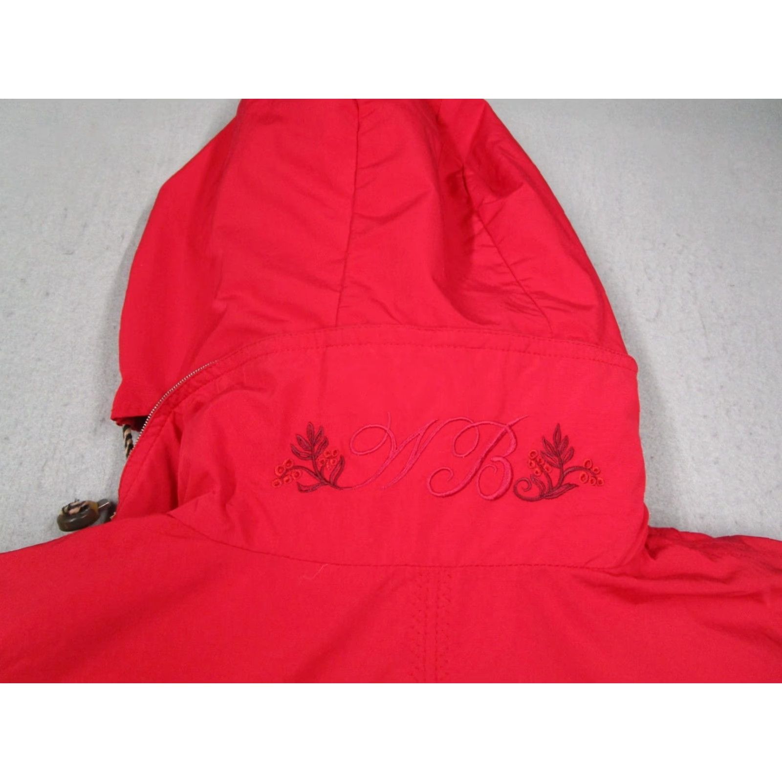 Bogner VINTAGE Bogner Jacket Women 6 Red Full Zip Hooded Layerlite Embroidered Ski USA Size M / US 6-8 / IT 42-44 - 6 Thumbnail