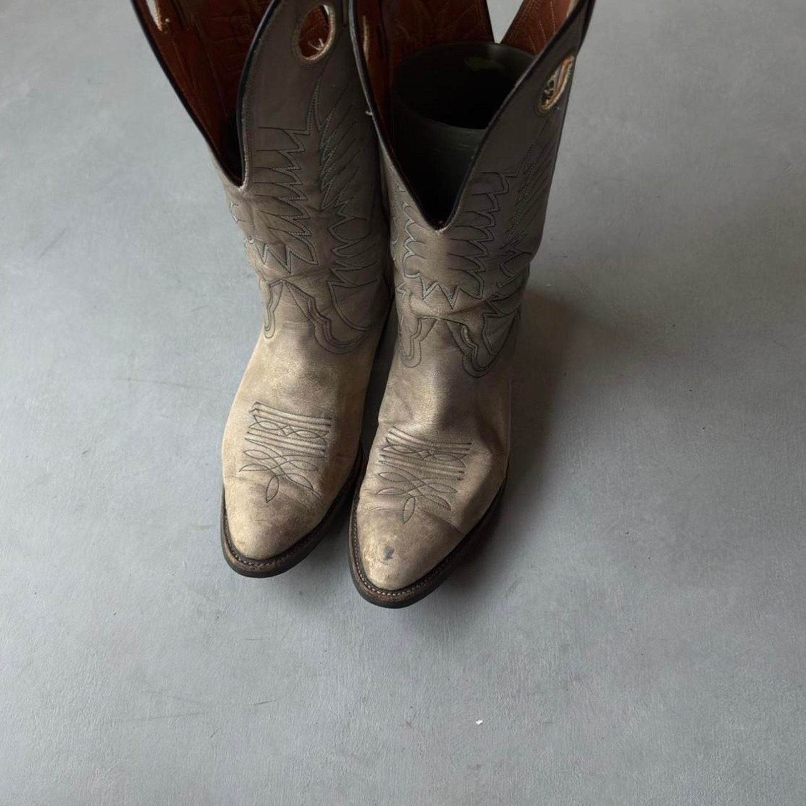 Nocona Boots Vintage Nocona Western Cowboy Boots Roper Rodeo Size US 9 / EU 42 - 4 Thumbnail