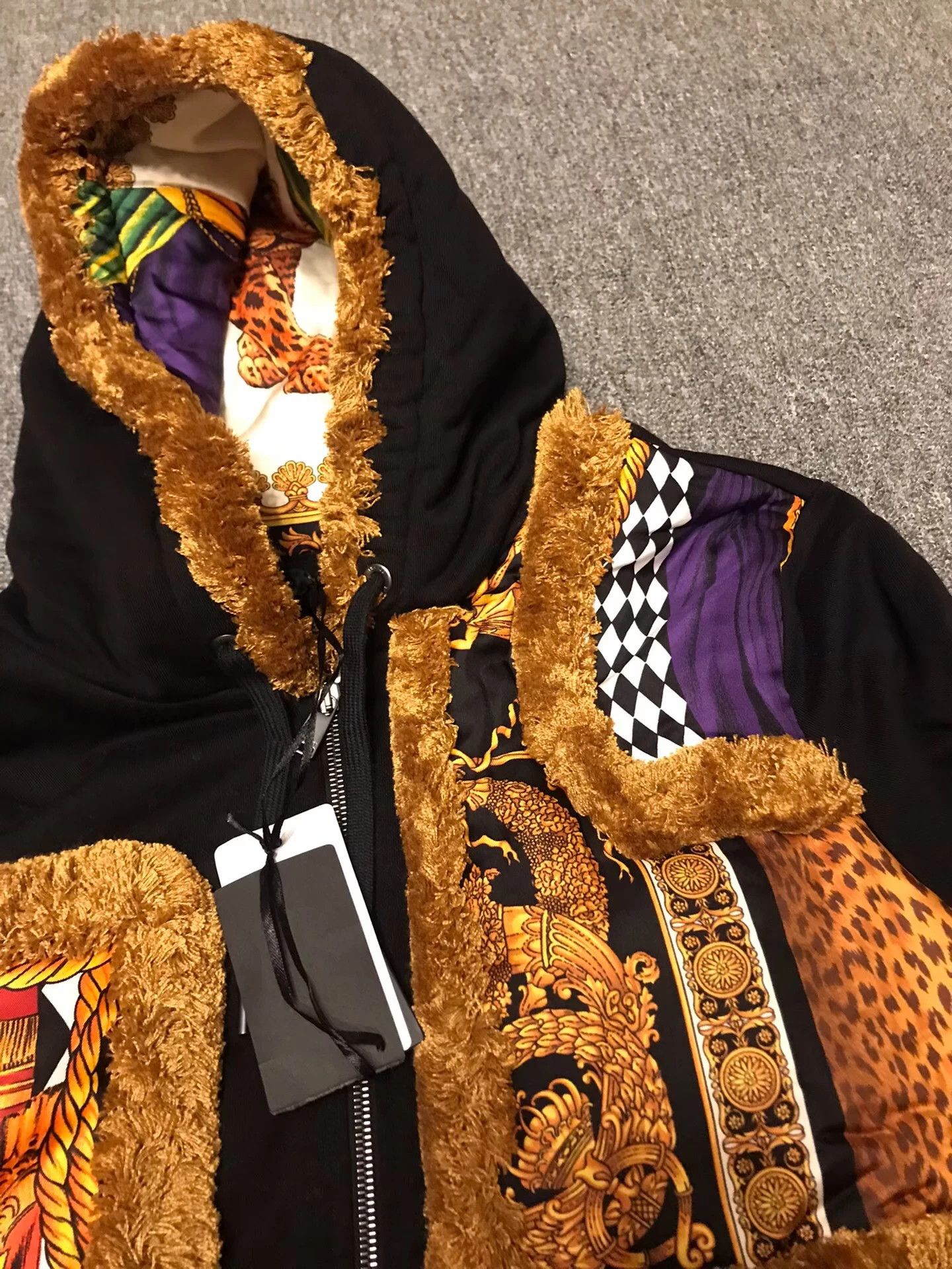 Versace Versace Jungle Panther Cotton Jacket 2XL (runs small) Size US XXL / EU 58 / 5 - 7 Thumbnail