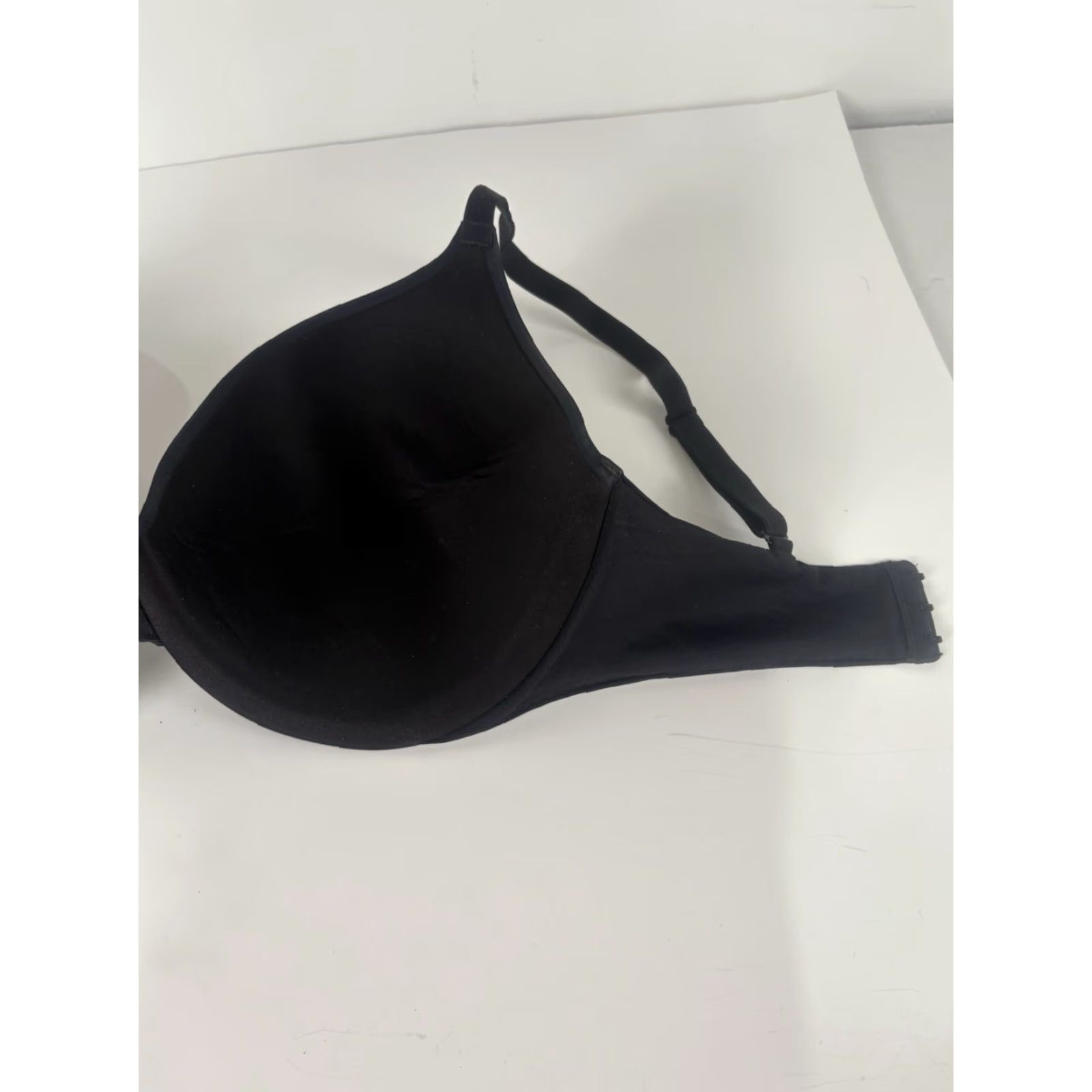 Hanes Hanes Lightly Padded T-Shirt Bra Womens 38DD Black Opaque Underwire Size ONE SIZE - 3 Thumbnail