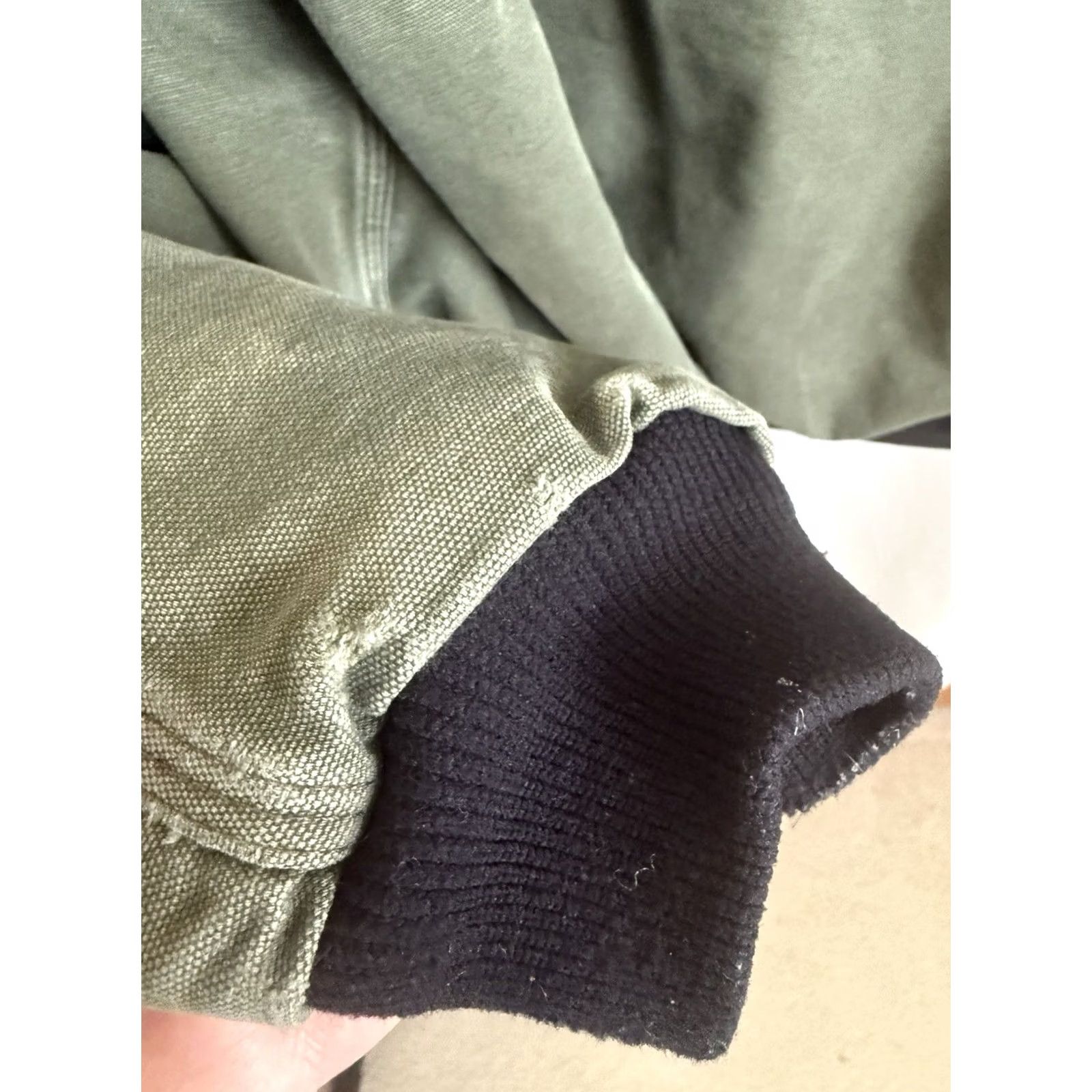 Carhartt VINTAGE Carhartt Jacket Mens XL Green Canvas Bomber Workwear J131 GRN Faded Size US L / EU 52-54 / 3 - 5 Thumbnail
