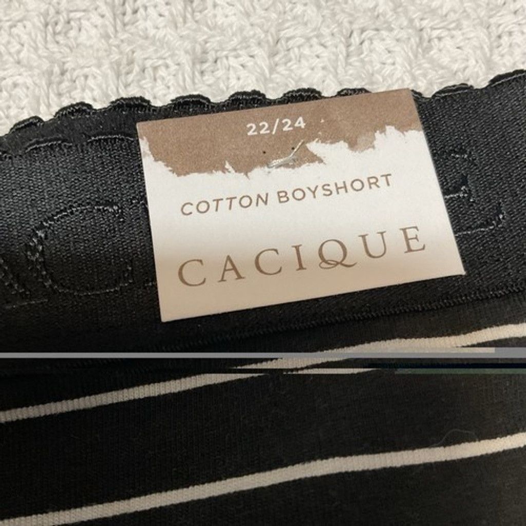 Other NWT Cacique Boyshorts Panty Black/Brown Lot of 2 Size 22/24 Size ONE SIZE - 7 Thumbnail