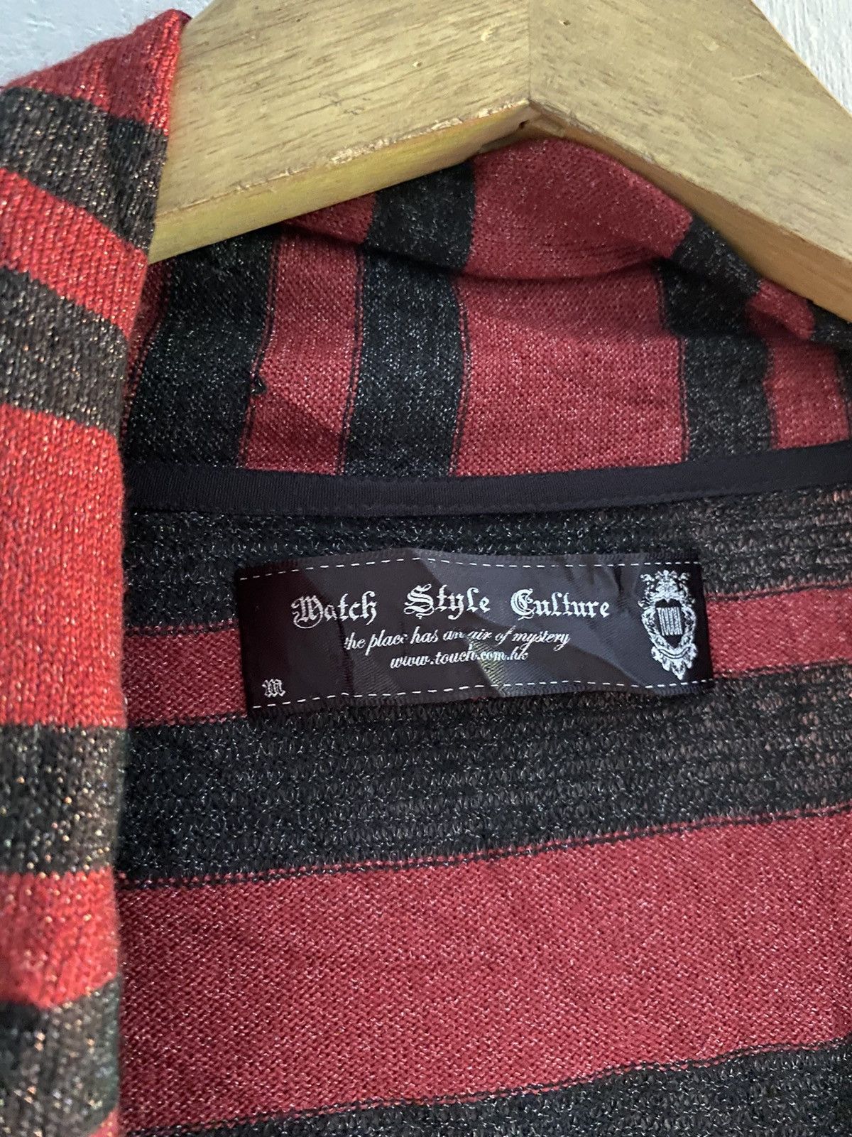 If Six Was Nine × Japanese Brand × Le Grande Bleu (L.G.B.) Match style culture striped knit cardigan Size US M / EU 48-50 / 2 - 6 Thumbnail
