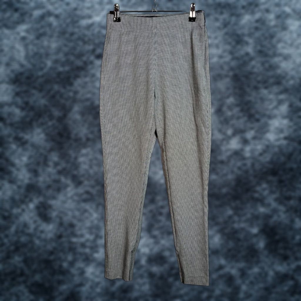 Mango Mango Womens Houndstooth Leggings XS Polyester Blend Size 26" / US 2 / IT 38 - 1 Thumbnail