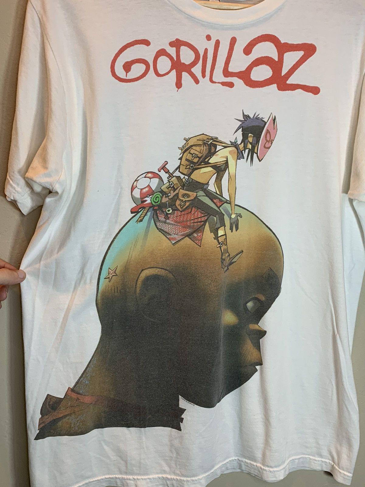 Band Tees *RARE* The Gorillaz Jamie Hewlett Art Band 2012 T-Shirt - M Size US M / EU 48-50 / 2 - 2 Thumbnail