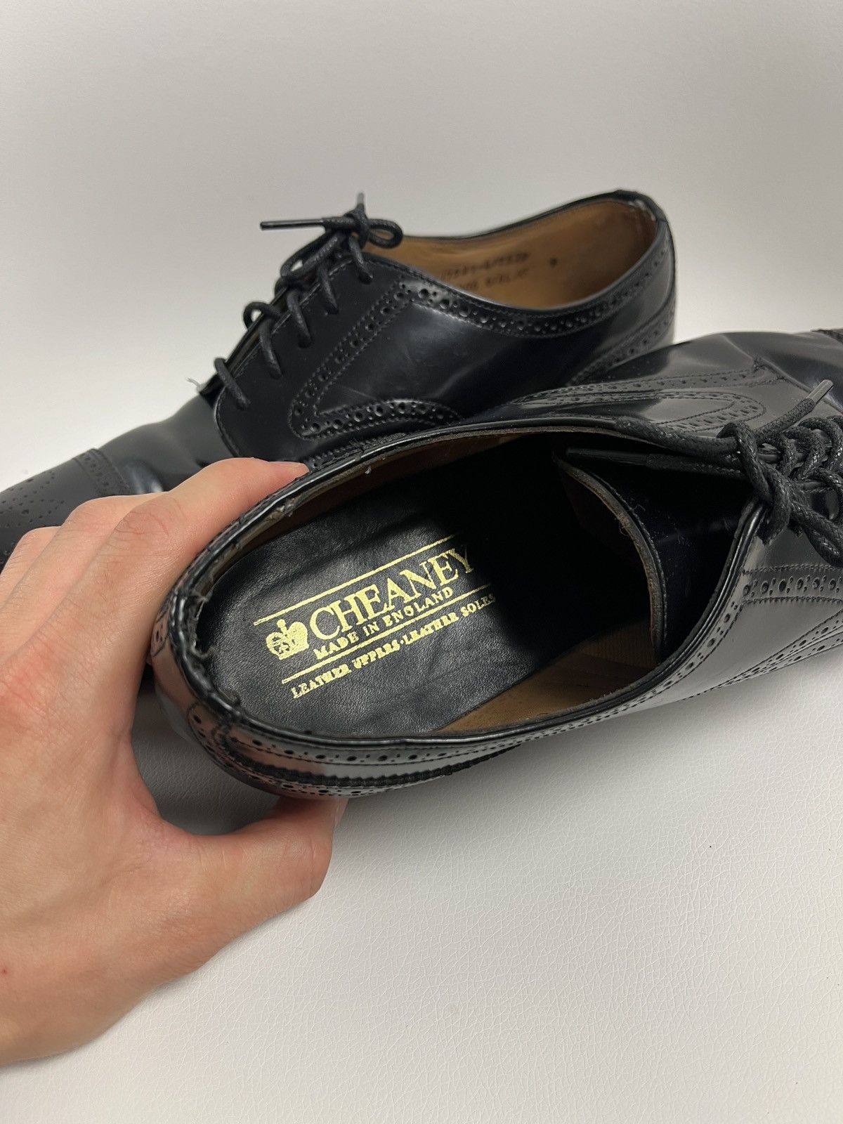 Cheaney Vintage Joseph Cheaney Oxford Brogue Shoes Calf Leather UK 9 Size US 9 / EU 42 - 21 Thumbnail
