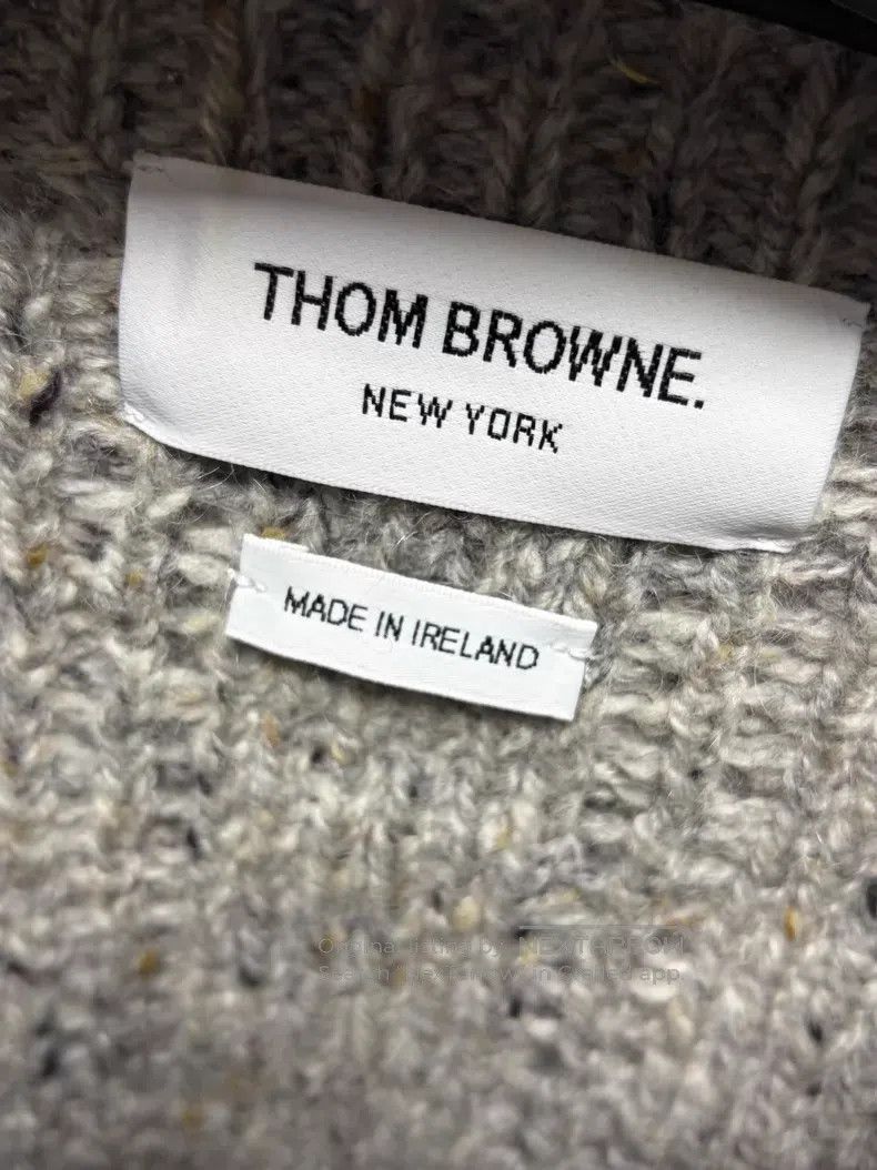 Thom Browne Thom Browne Gray Sweater Size US L / EU 52-54 / 3 - 3 Thumbnail