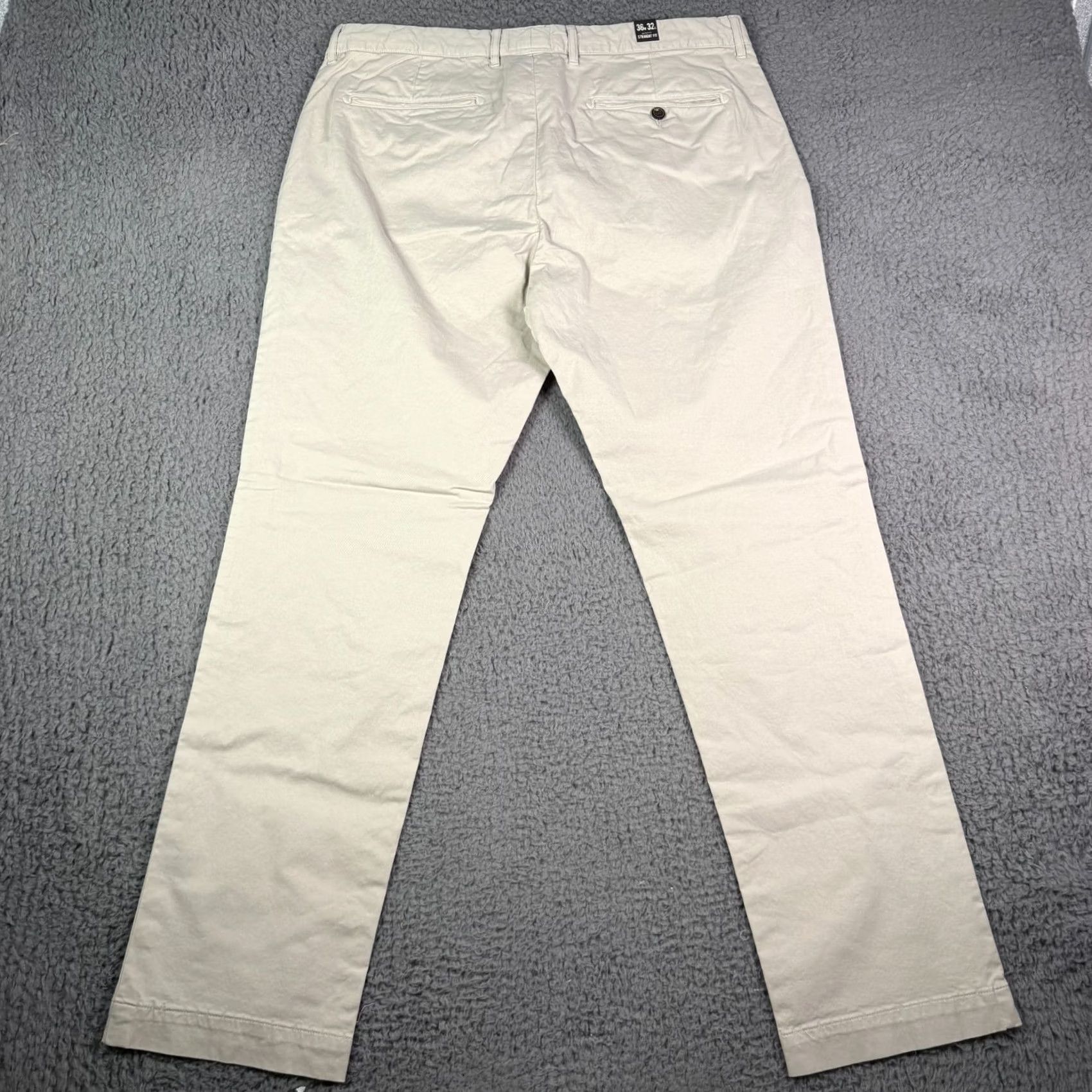 Todd Snyder Todd Snyder Pants Mens 36x32 Bone Khaki Tab Front Chino Straight Fit Stretch Slimming Pockets Casual Womens Mens Boys Girls Size US 36 / EU 52 - 6 Thumbnail