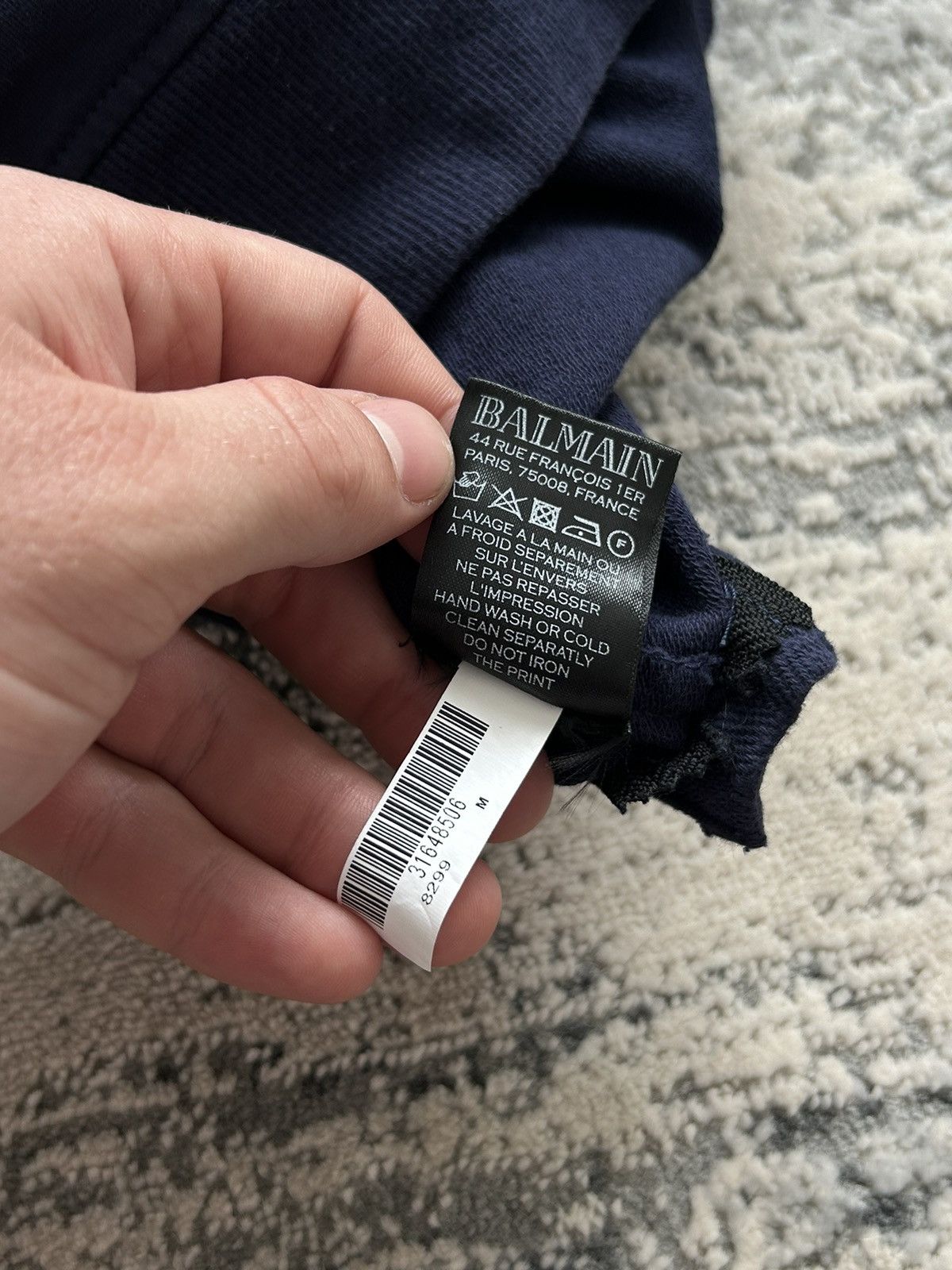 Balmain Balmain Paris Big Logo Hoodie Side Zip Size M Size US M / EU 48-50 / 2 - 15 Thumbnail