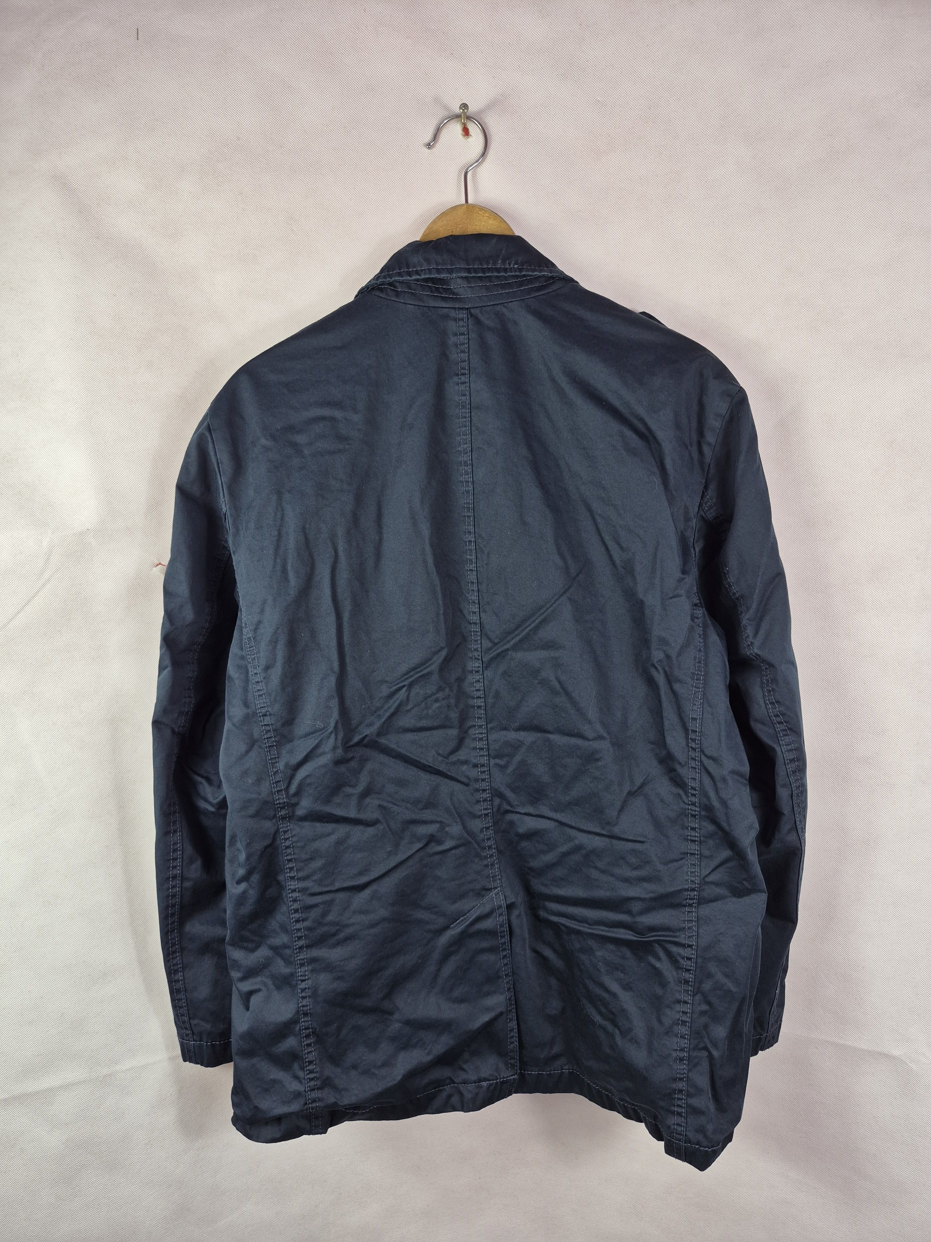 Gap 🔥 GAP True Navy Spring Waxed Parka Jacket Size US L / EU 52-54 / 3 - 7 Thumbnail